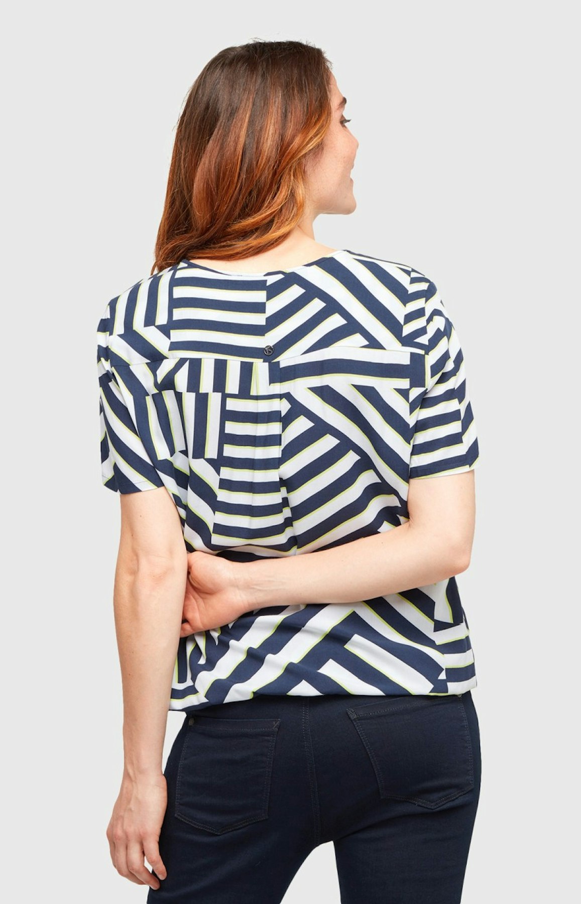 Bluse mit Allover-Muster