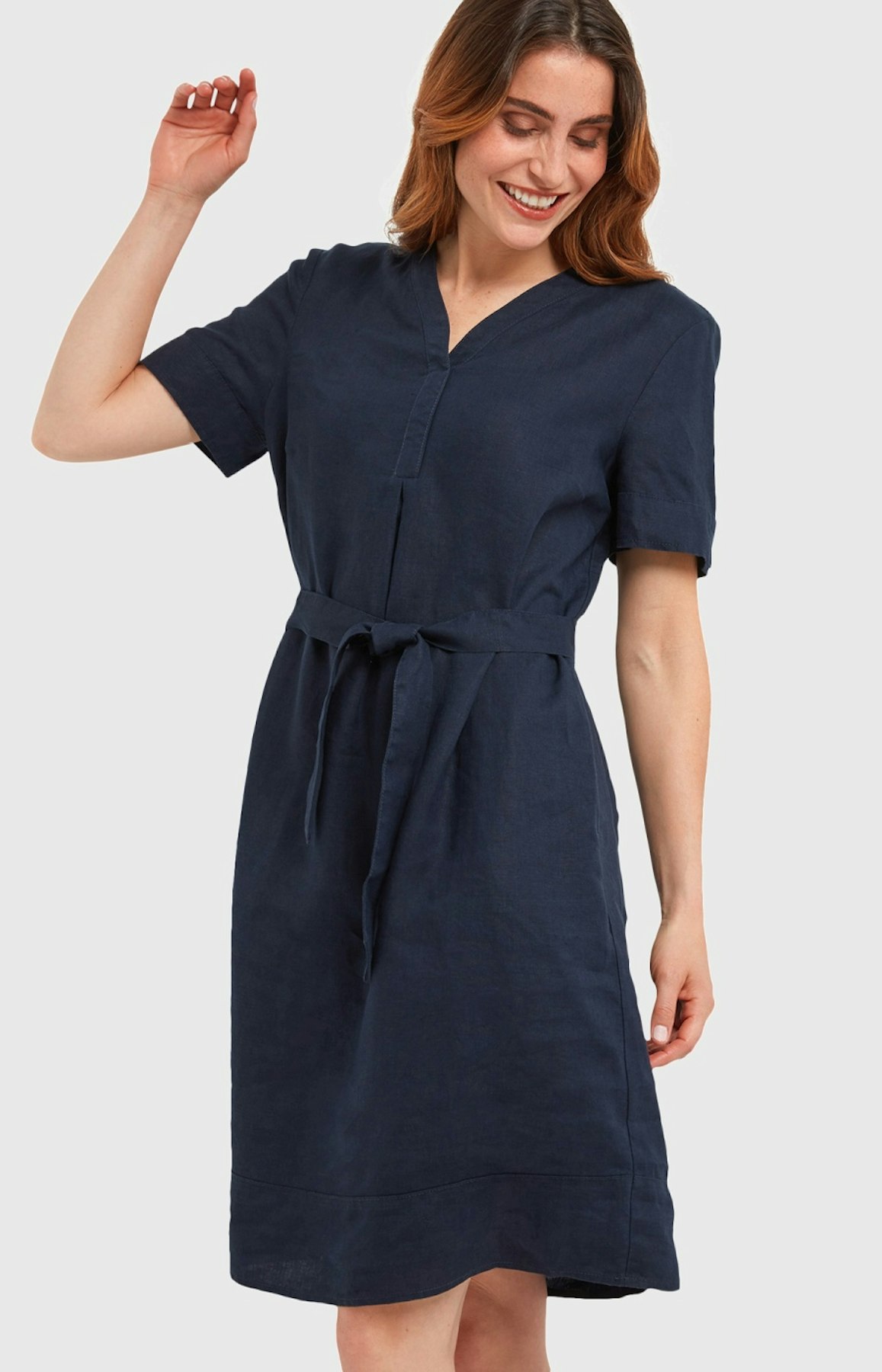 Minikleid mit Taillengürtel