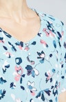 Shirtbluse mit Allover-Muster