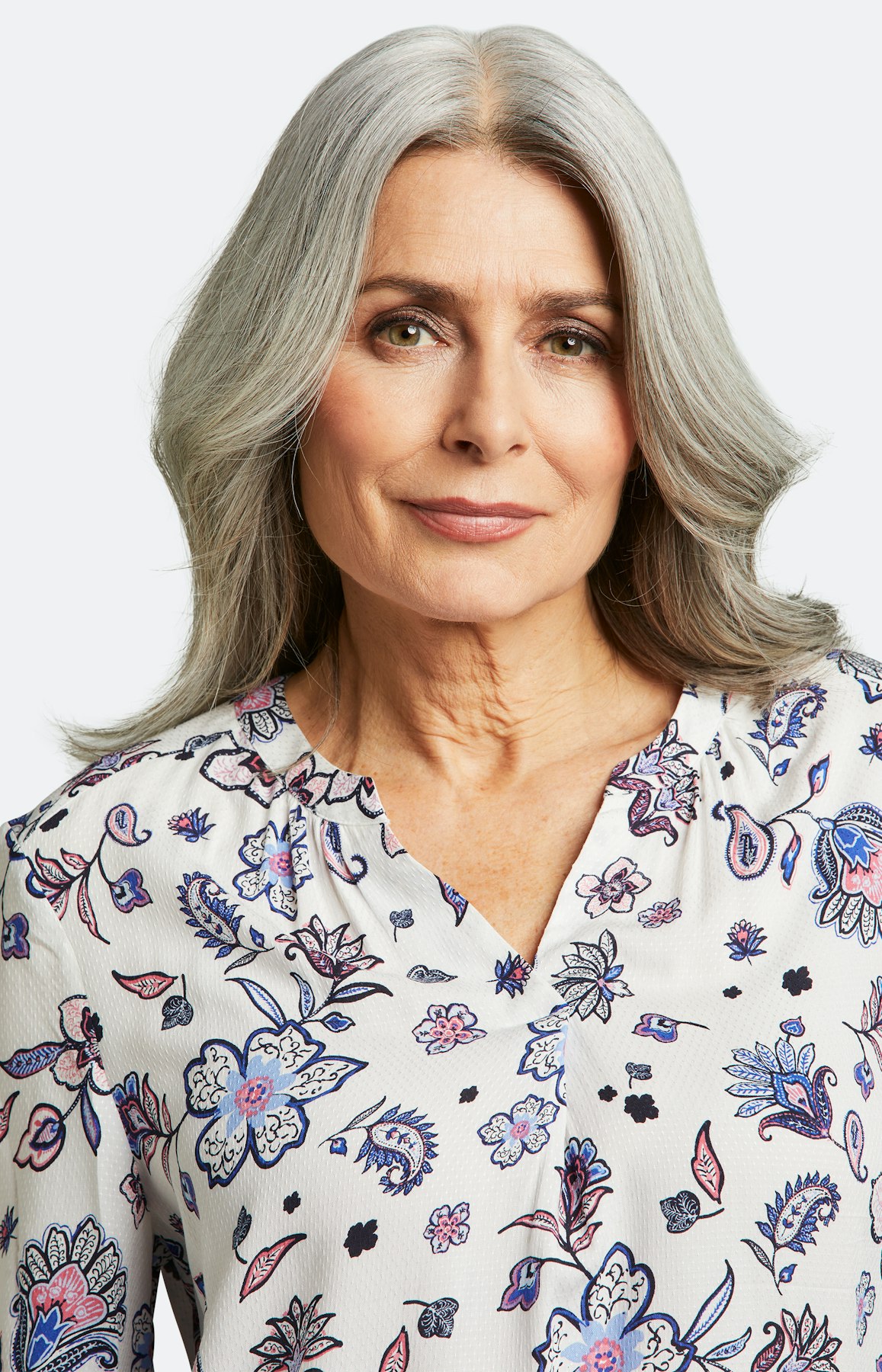 Bluse mit 3/4 Ärmel