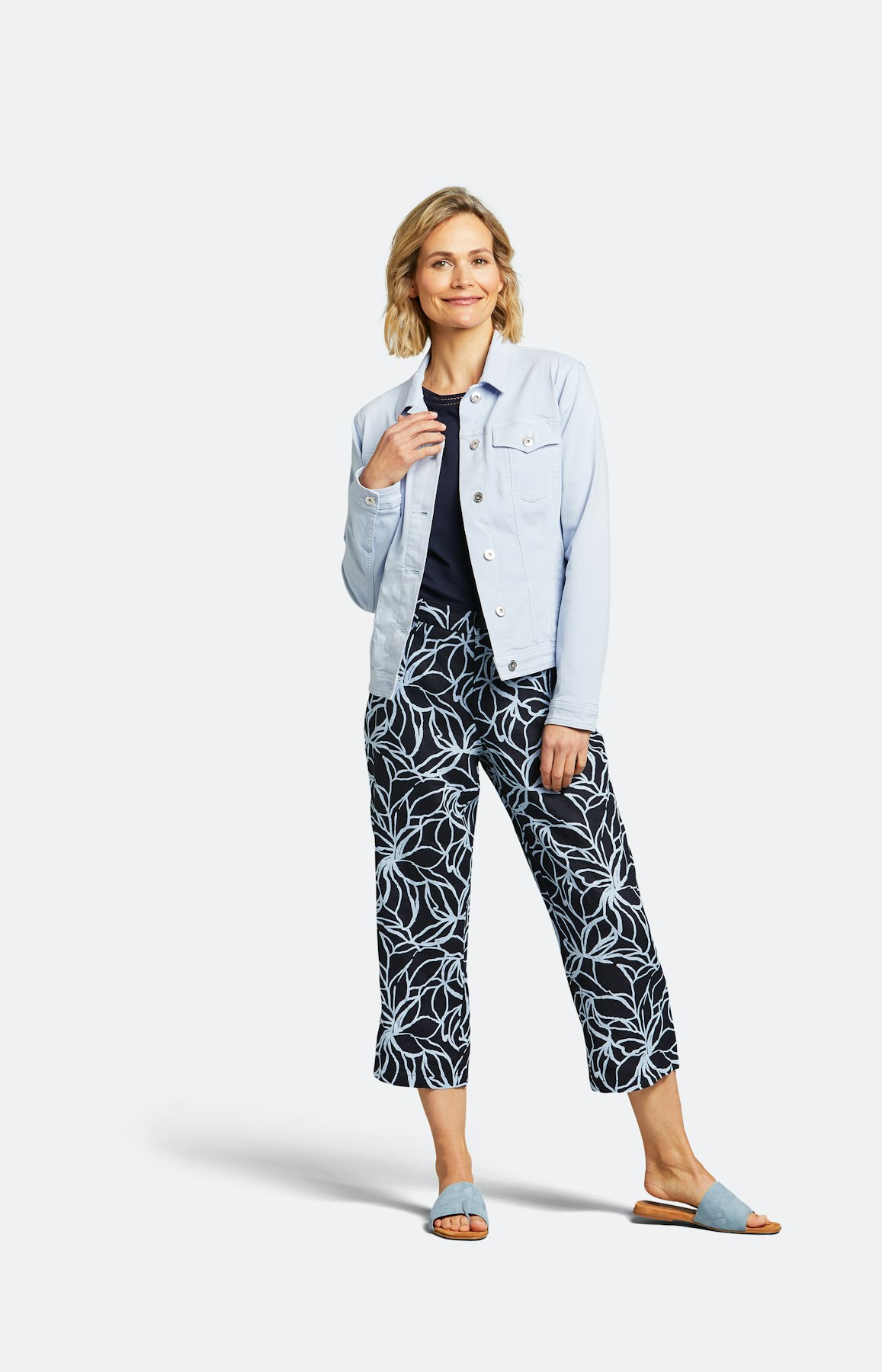 Jeansjacke mit Taschen