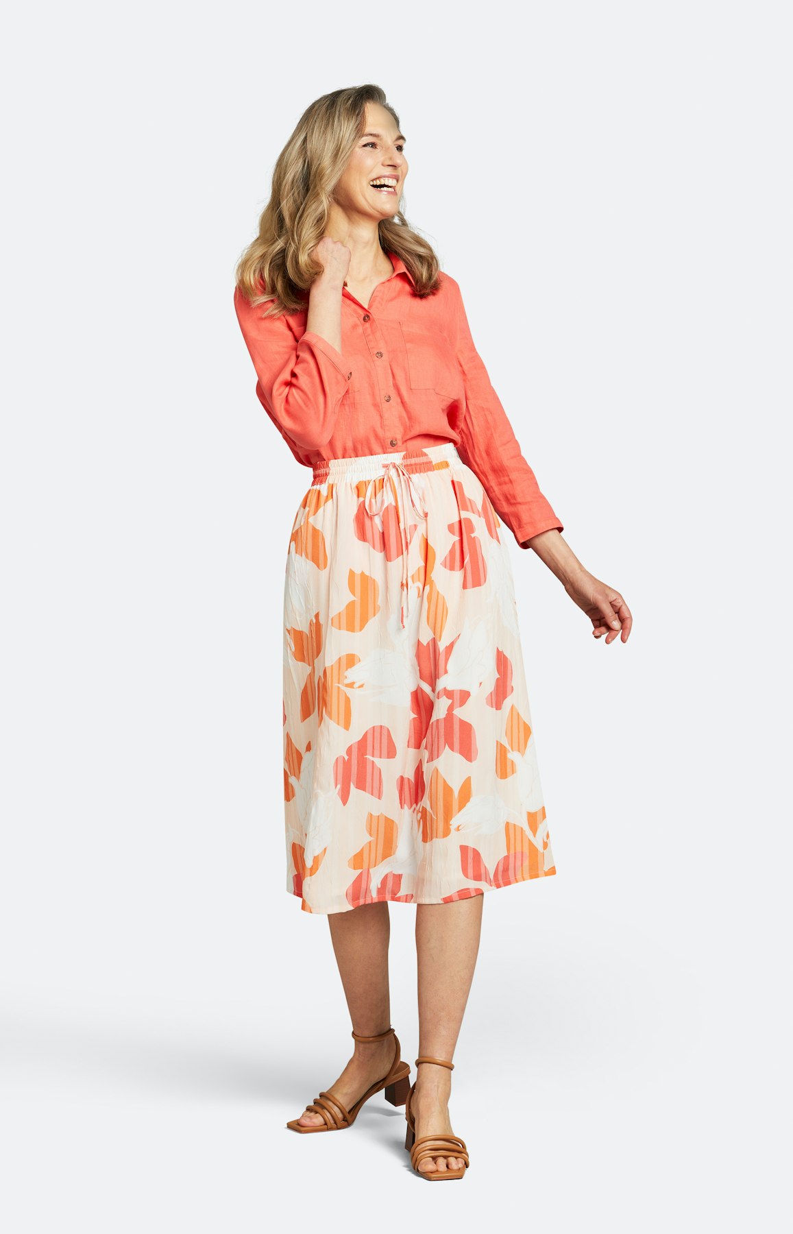 Bluse mit 3/4 Ärmel