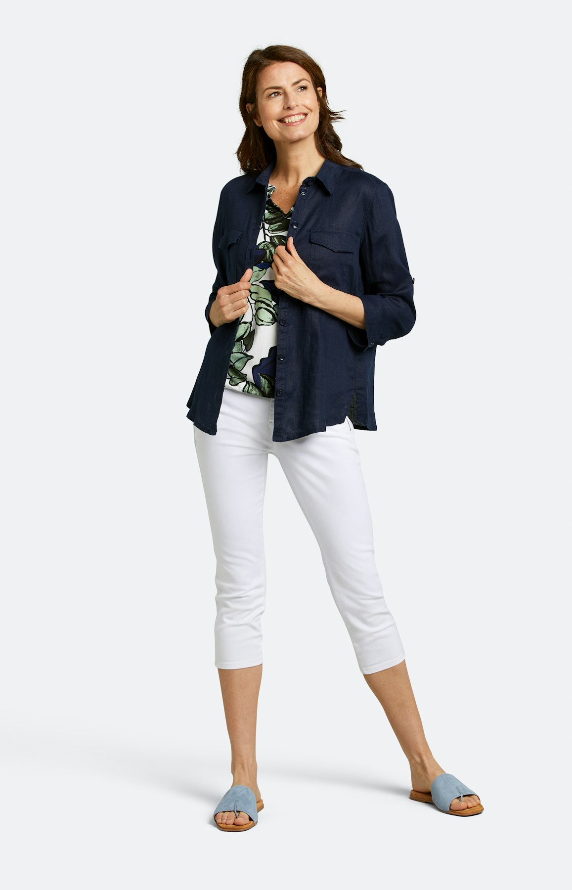 Bluse mit 3/4 Ärmel