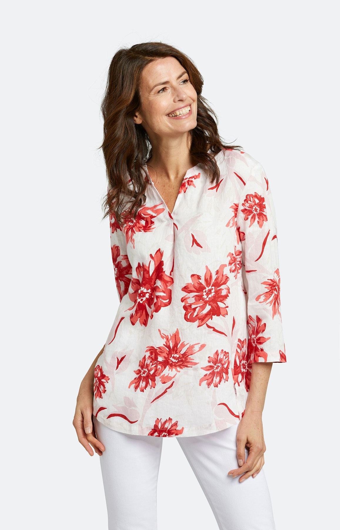 Bluse mit 3/4 Ärmel