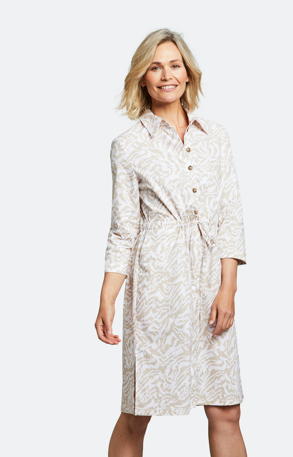 Kleid mit 3/4 Ärmel