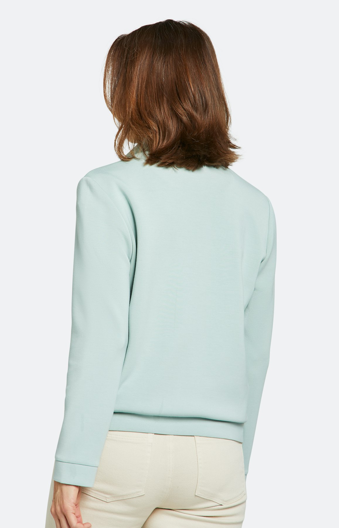 Sweatjacke mit Stehkragen