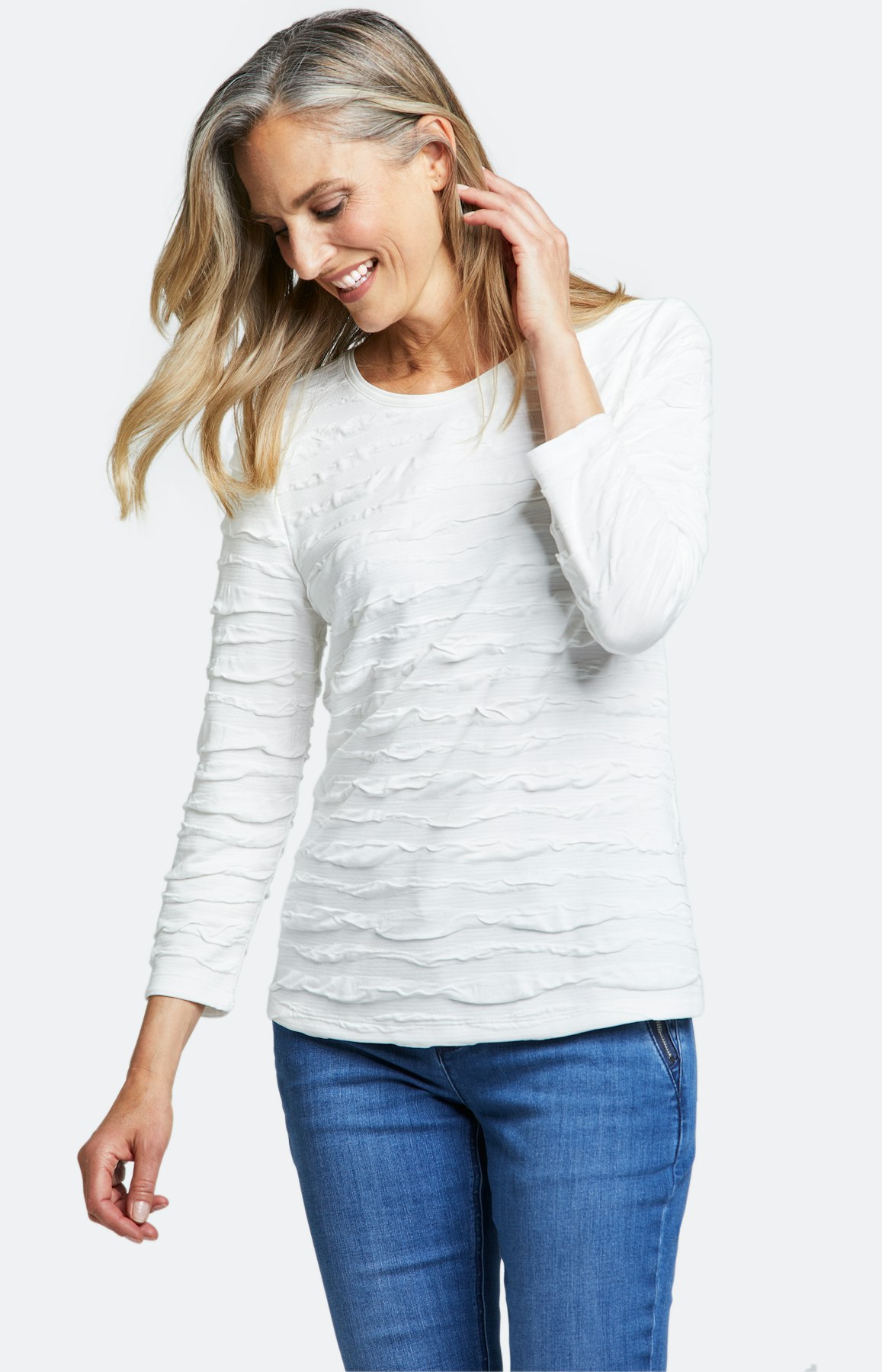 Shirt mit 3/4 Ärmel