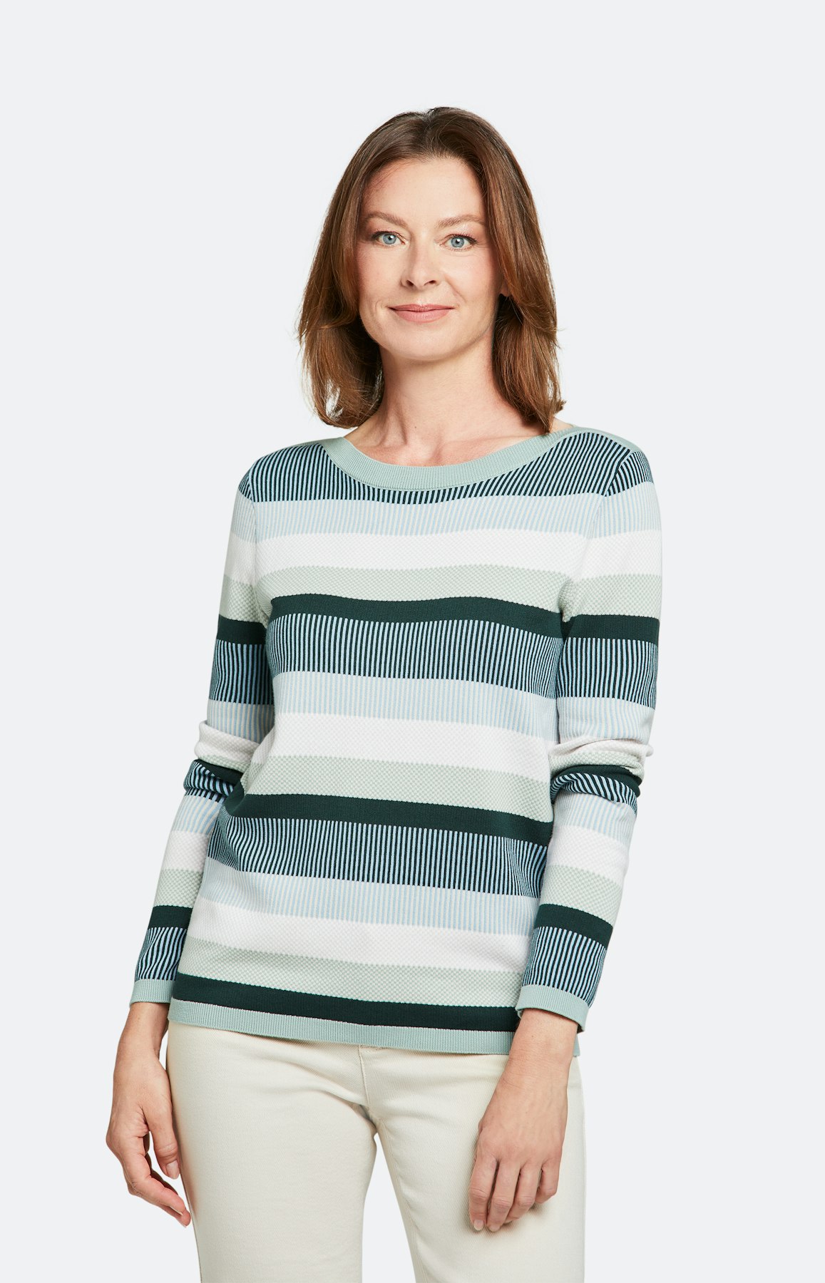 Strickpullover mit langem Arm