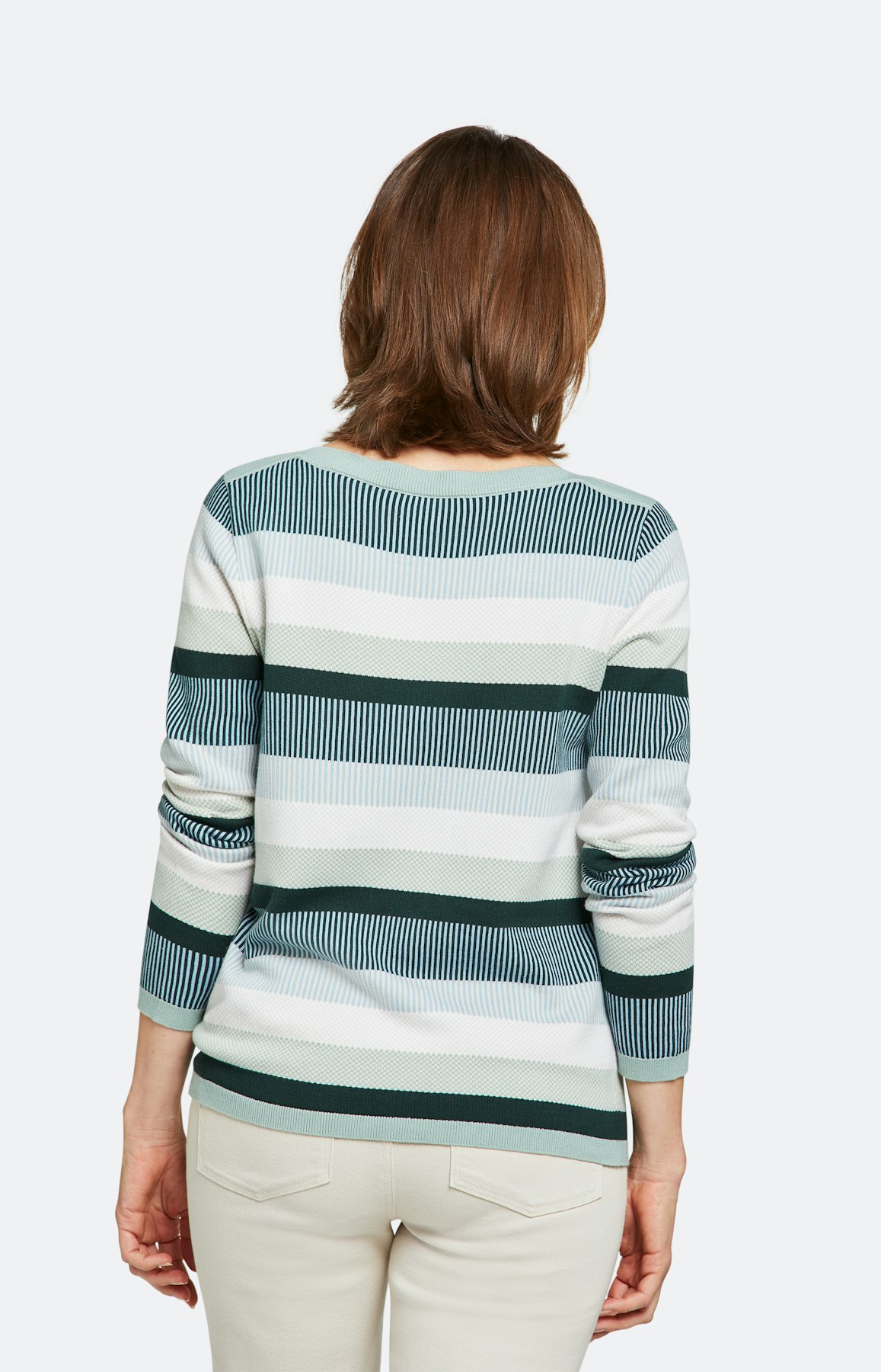 Strickpullover mit langem Arm