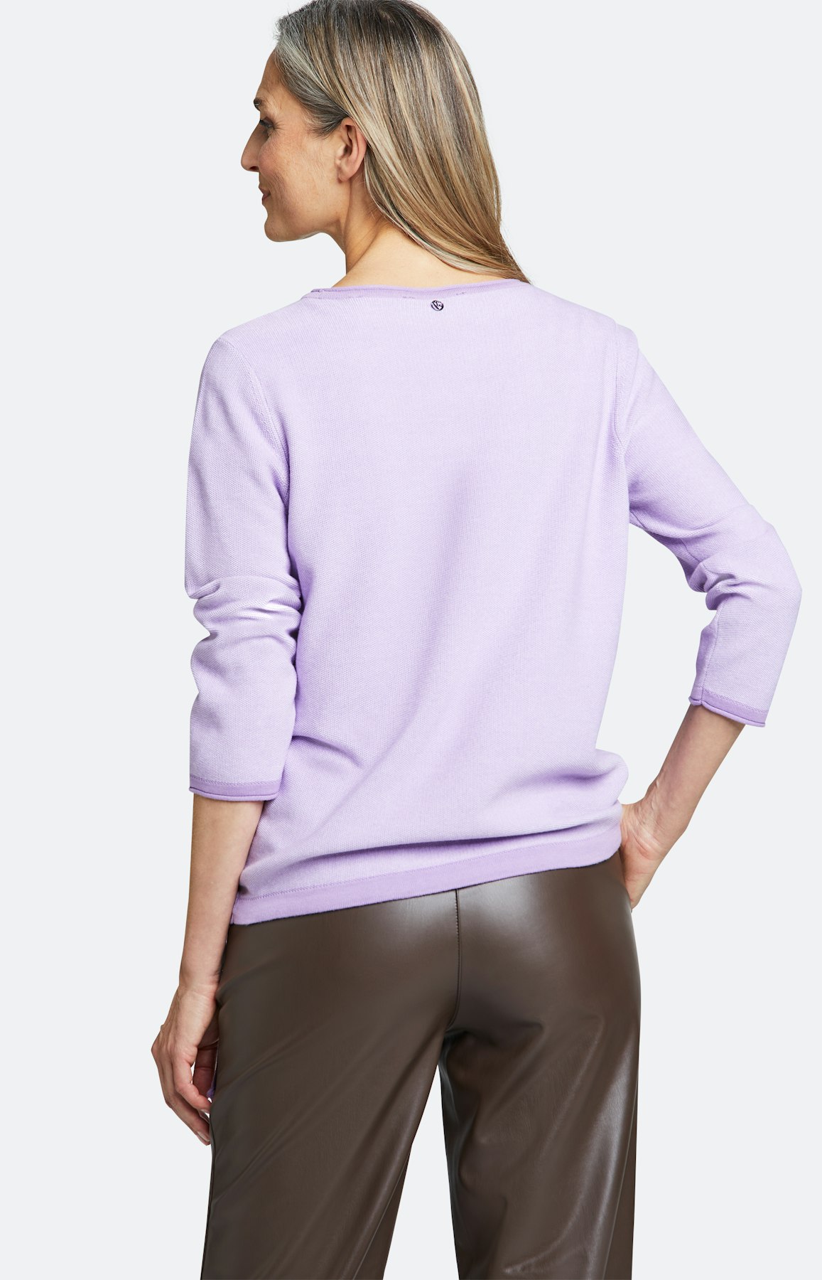 Strickpullover mit 3/4 Ärmel