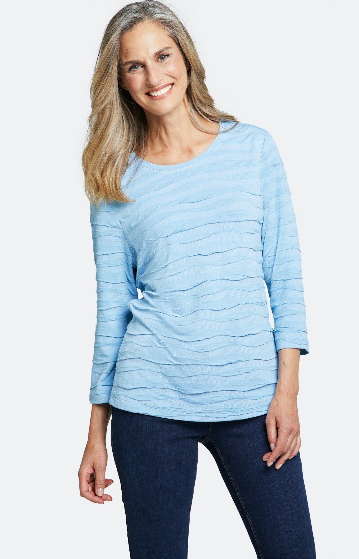 Shirt mit 3/4 Ärmel