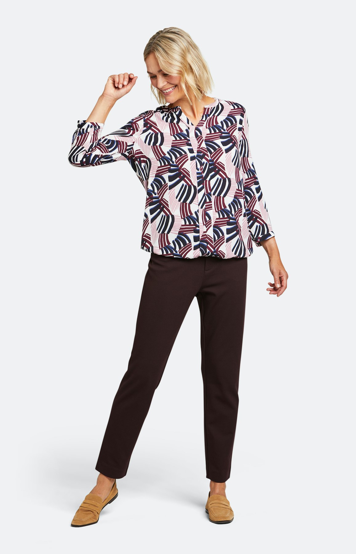 Bluse mit 3/4 Ärmel