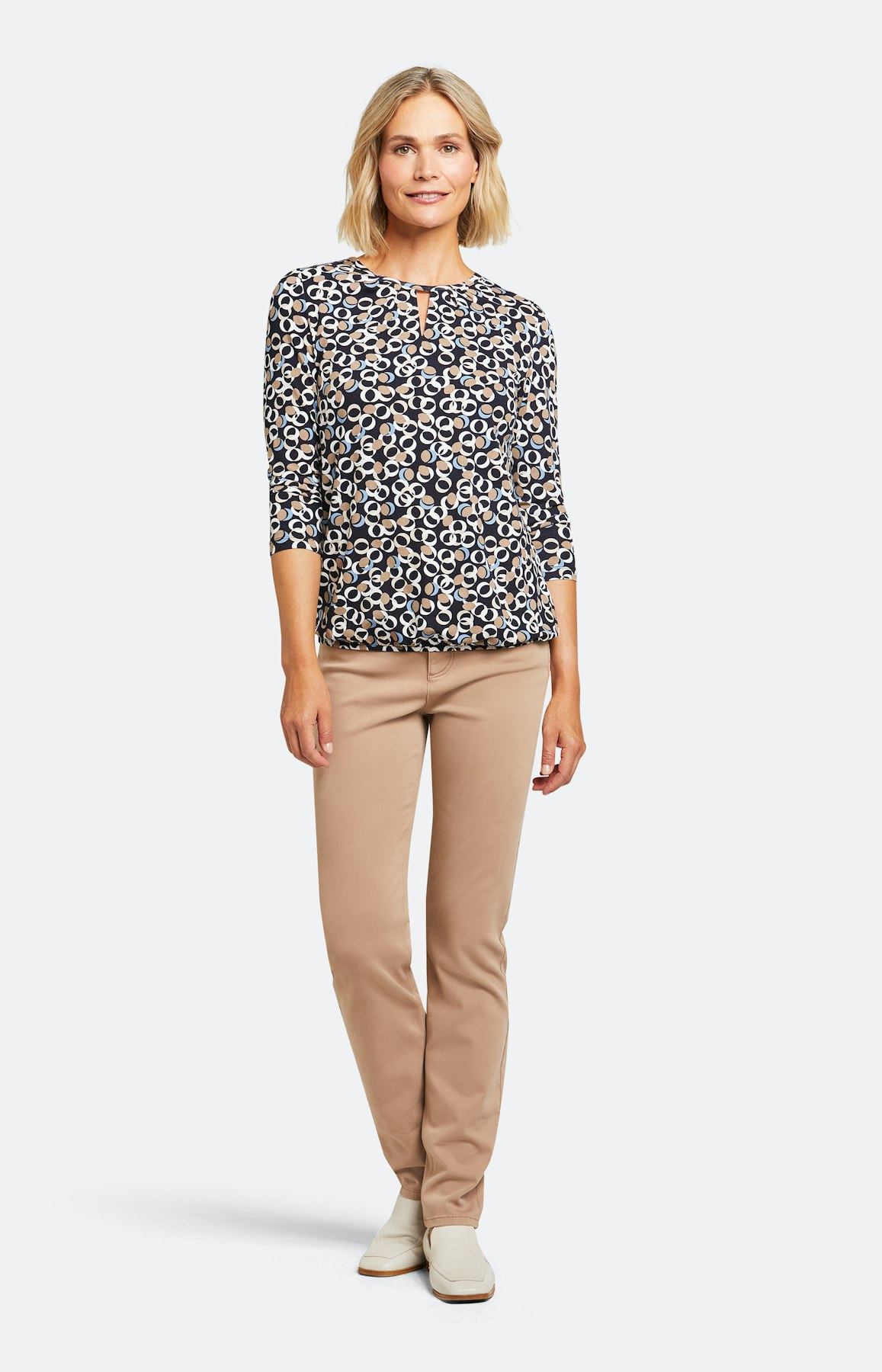 Shirt mit 3/4 Ärmel