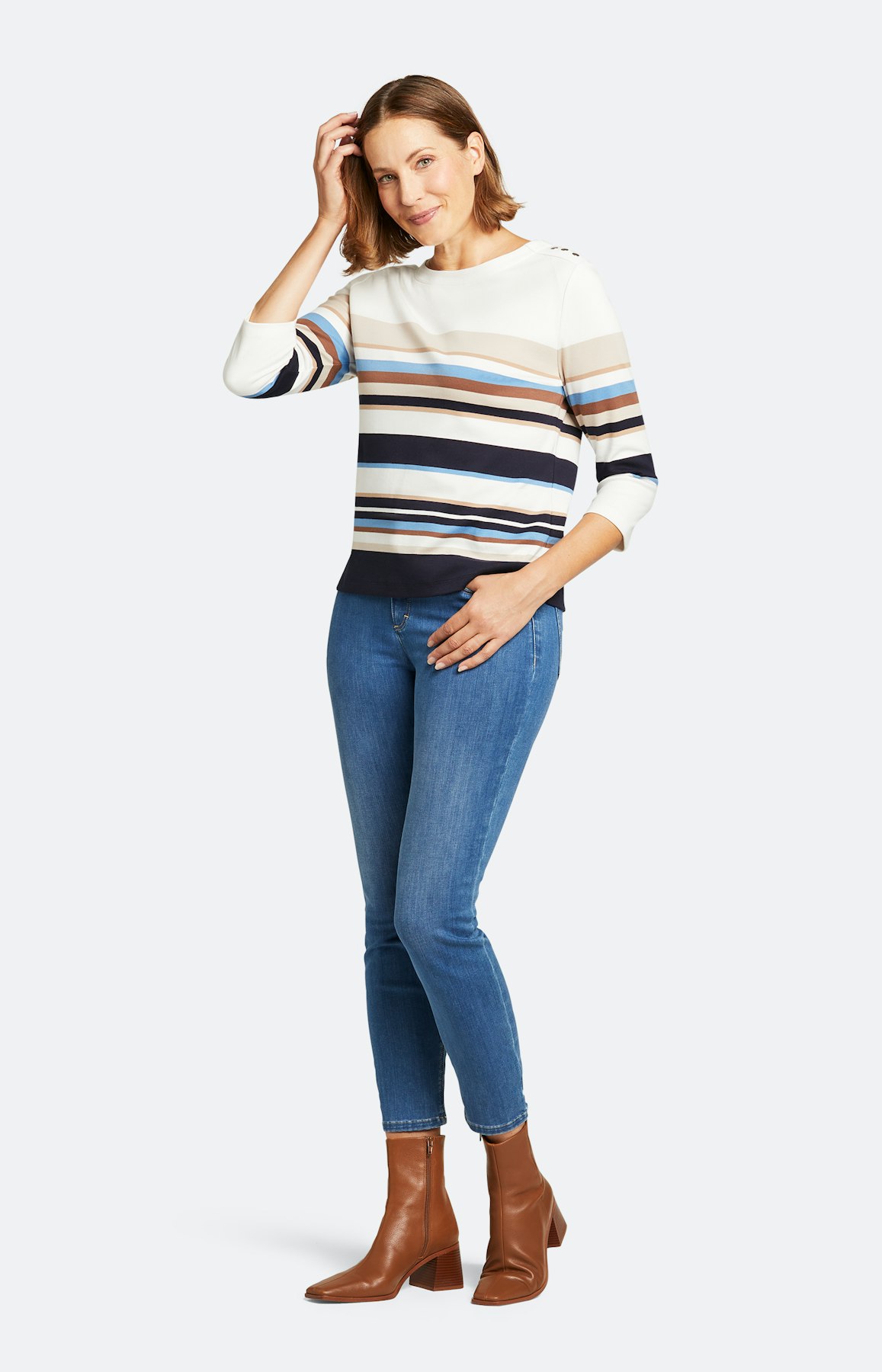 Shirt mit 3/4 Ärmel