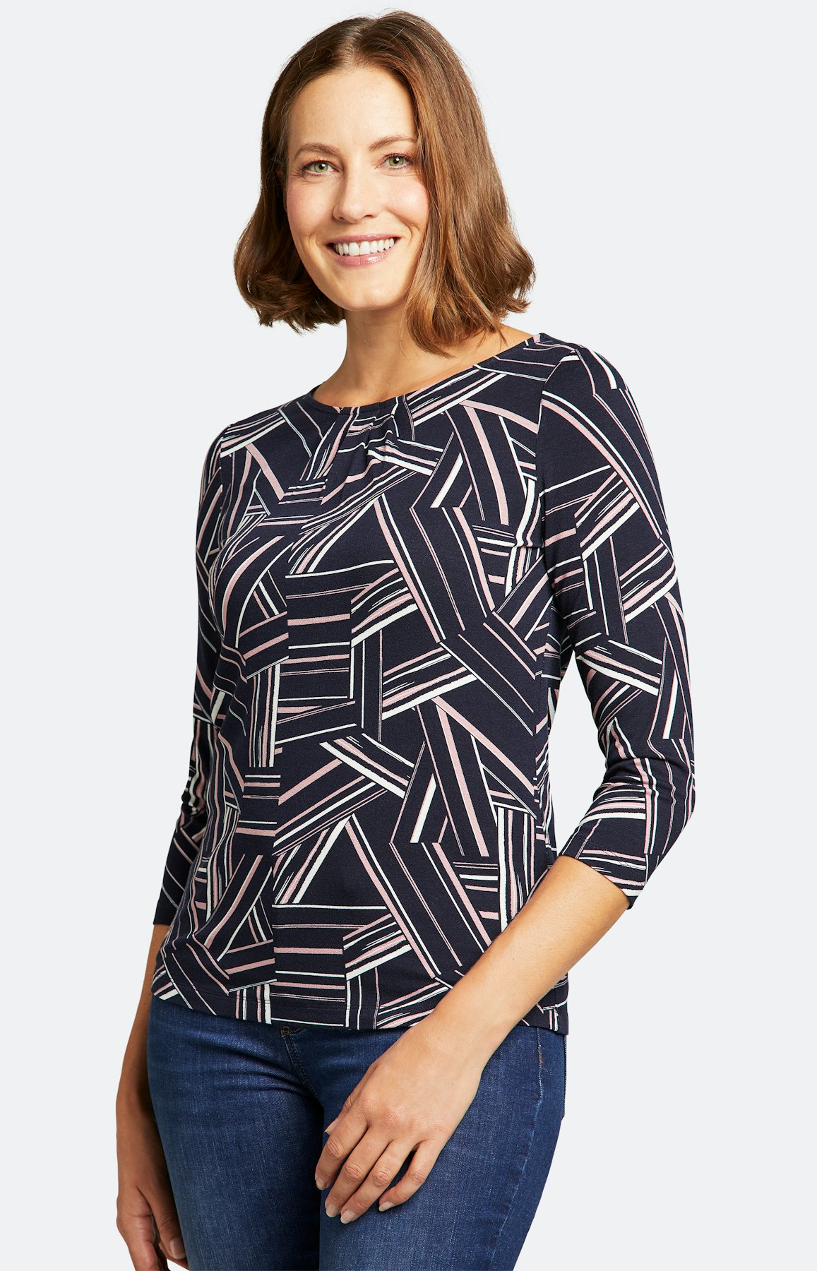 Shirt mit 3/4 Ärmel