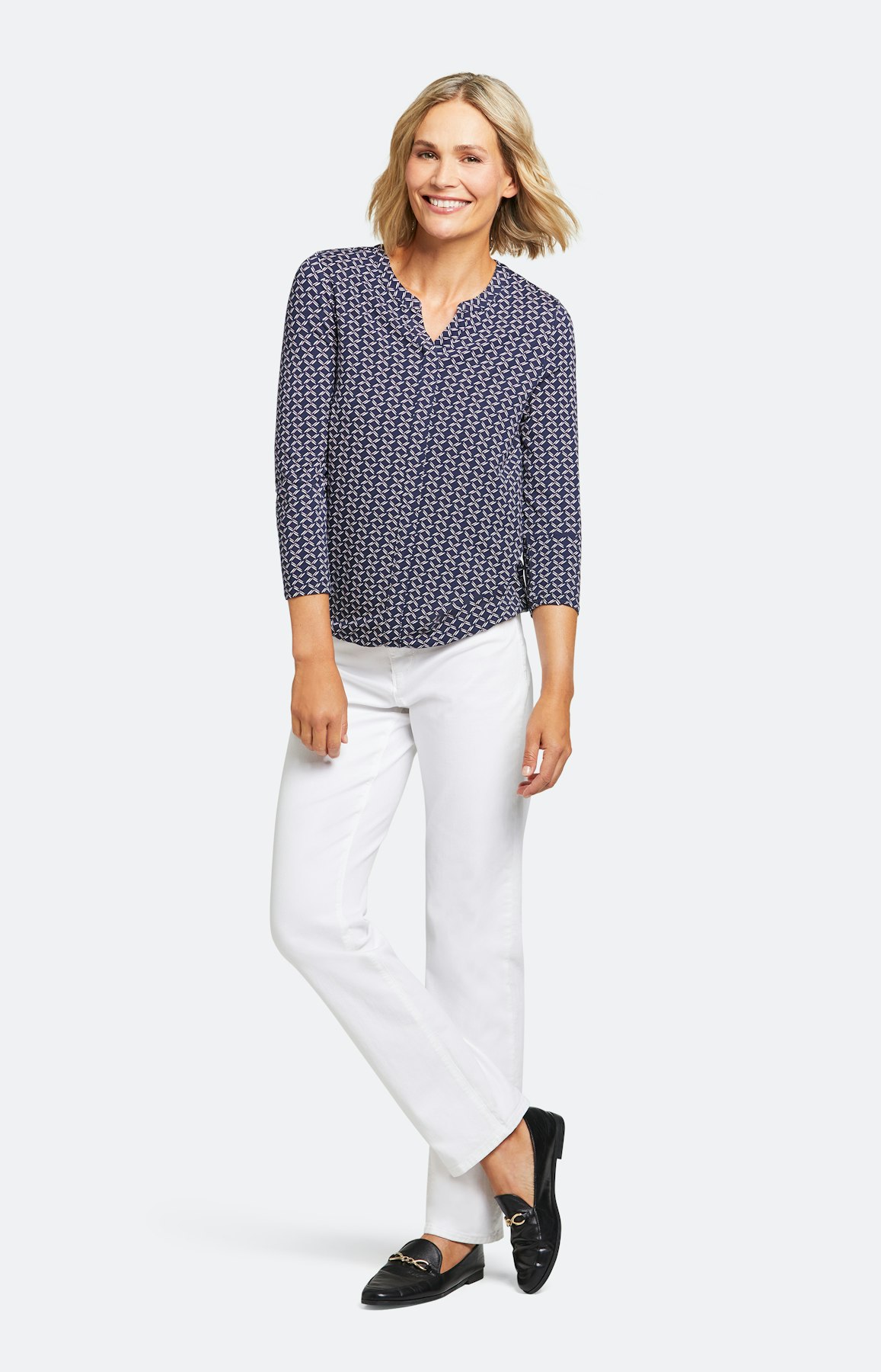 Shirt mit 3/4 Ärmel