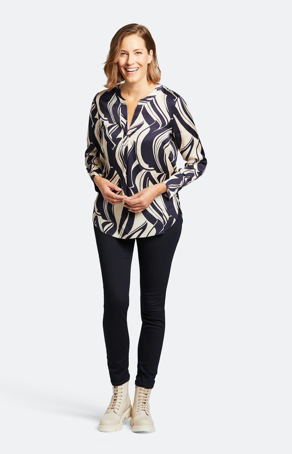 Bluse mit langem Arm