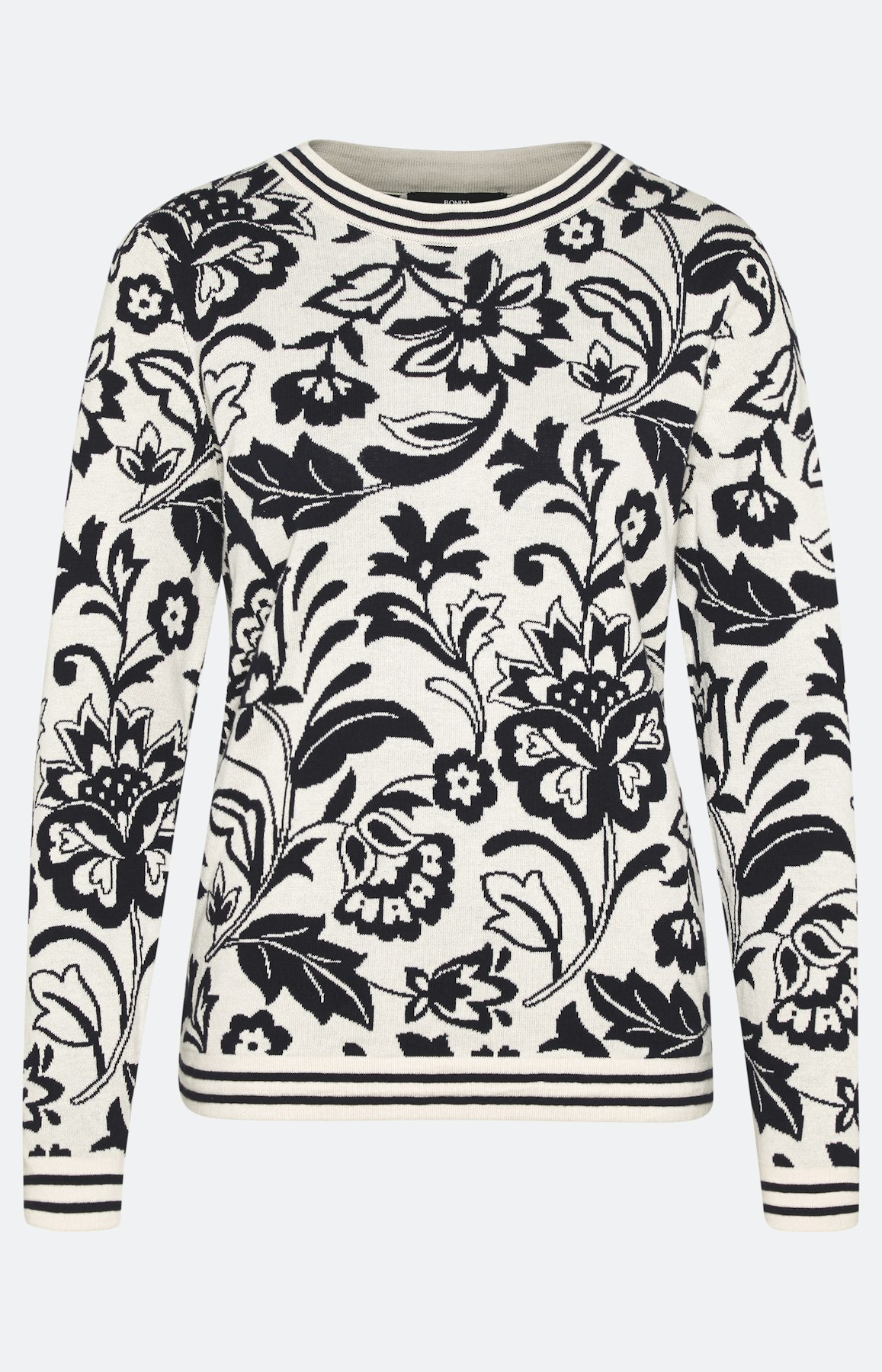 Strickpullover mit langem Arm