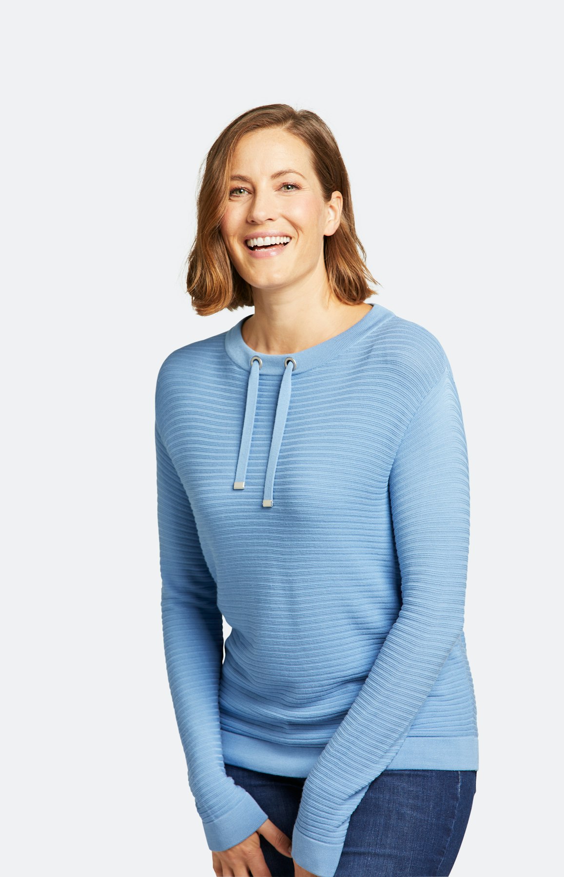 Strickpullover mit langem Arm