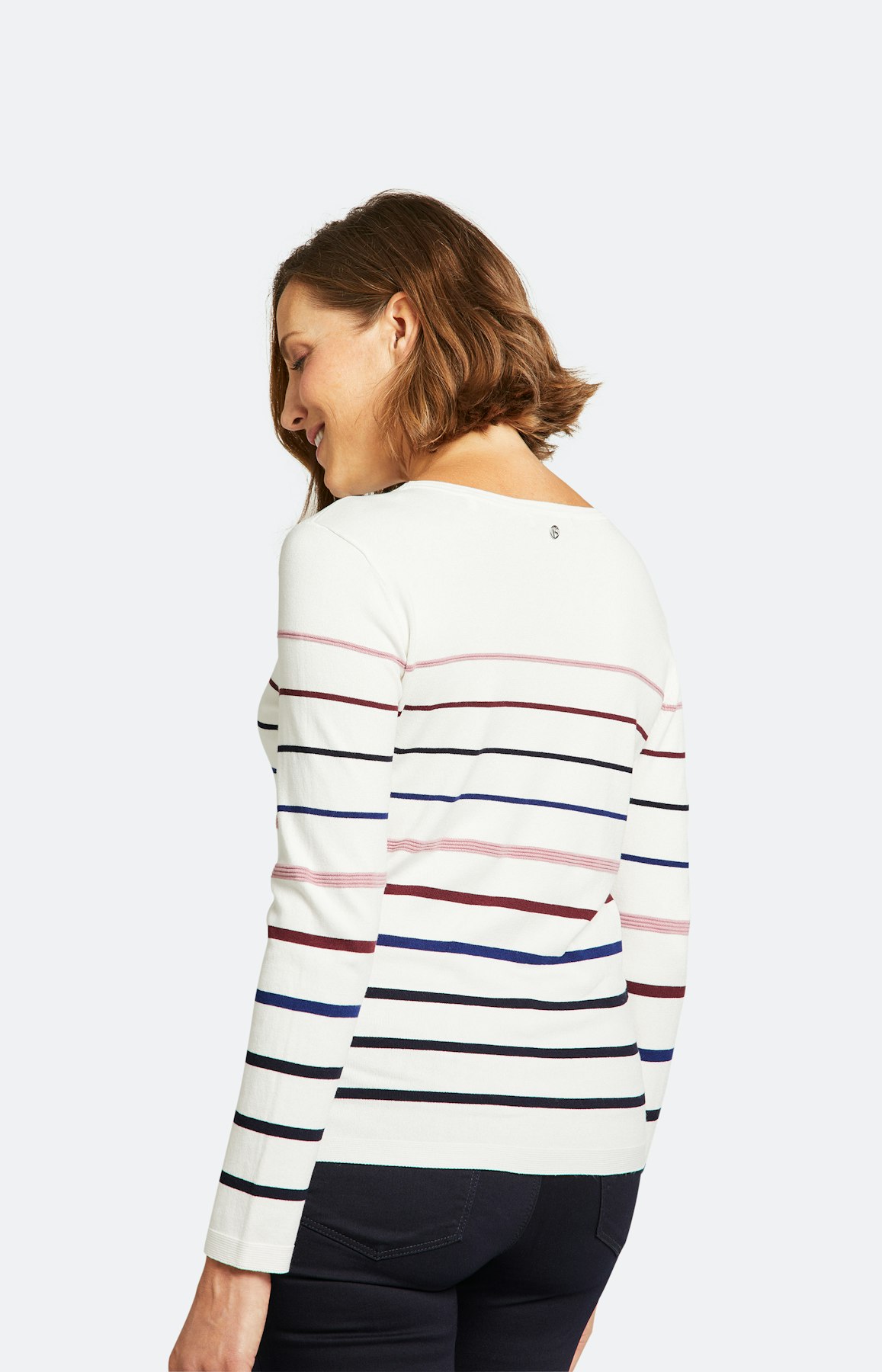 Strickpullover mit langem Arm