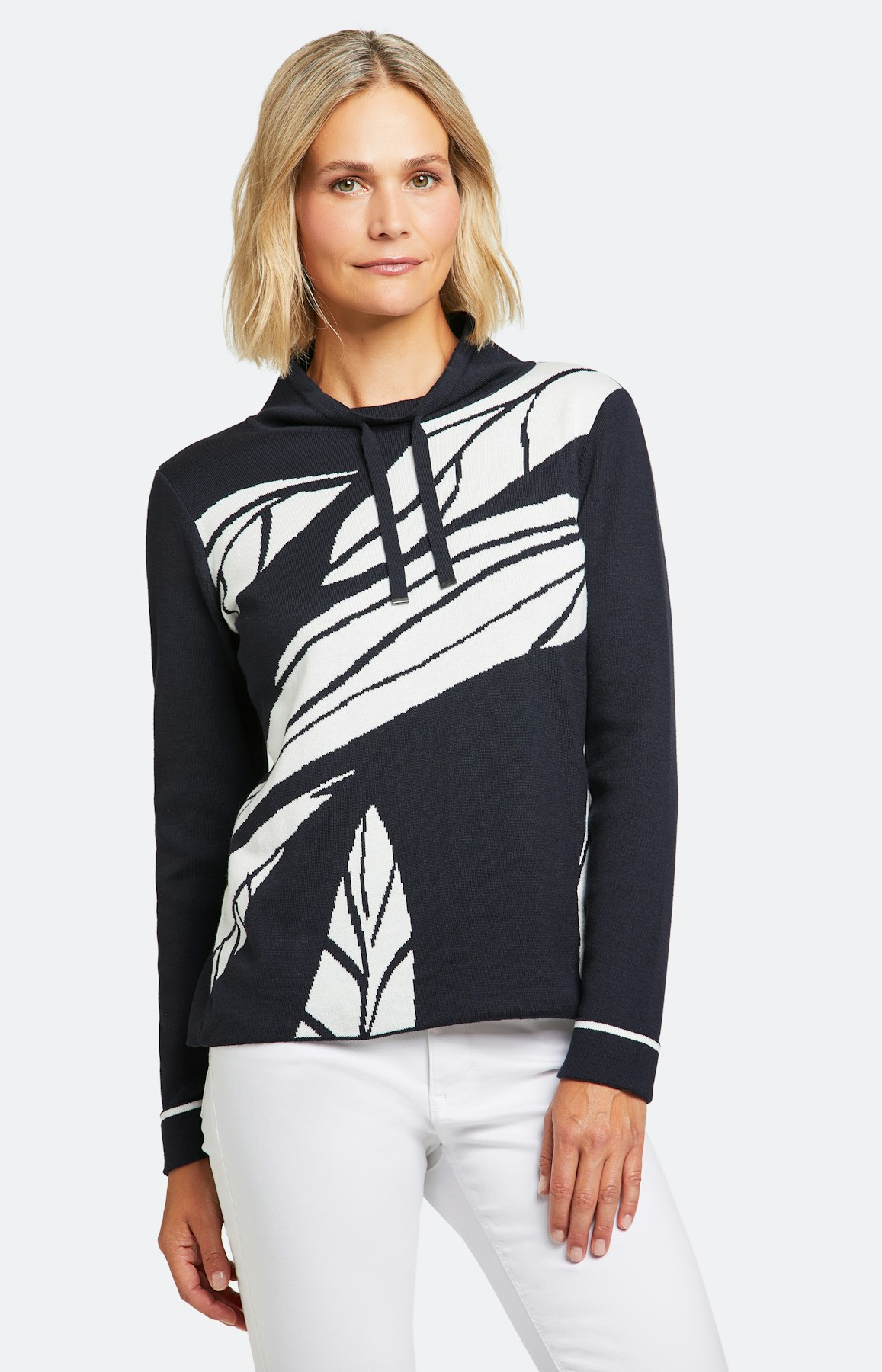 Strickpullover mit langem Arm