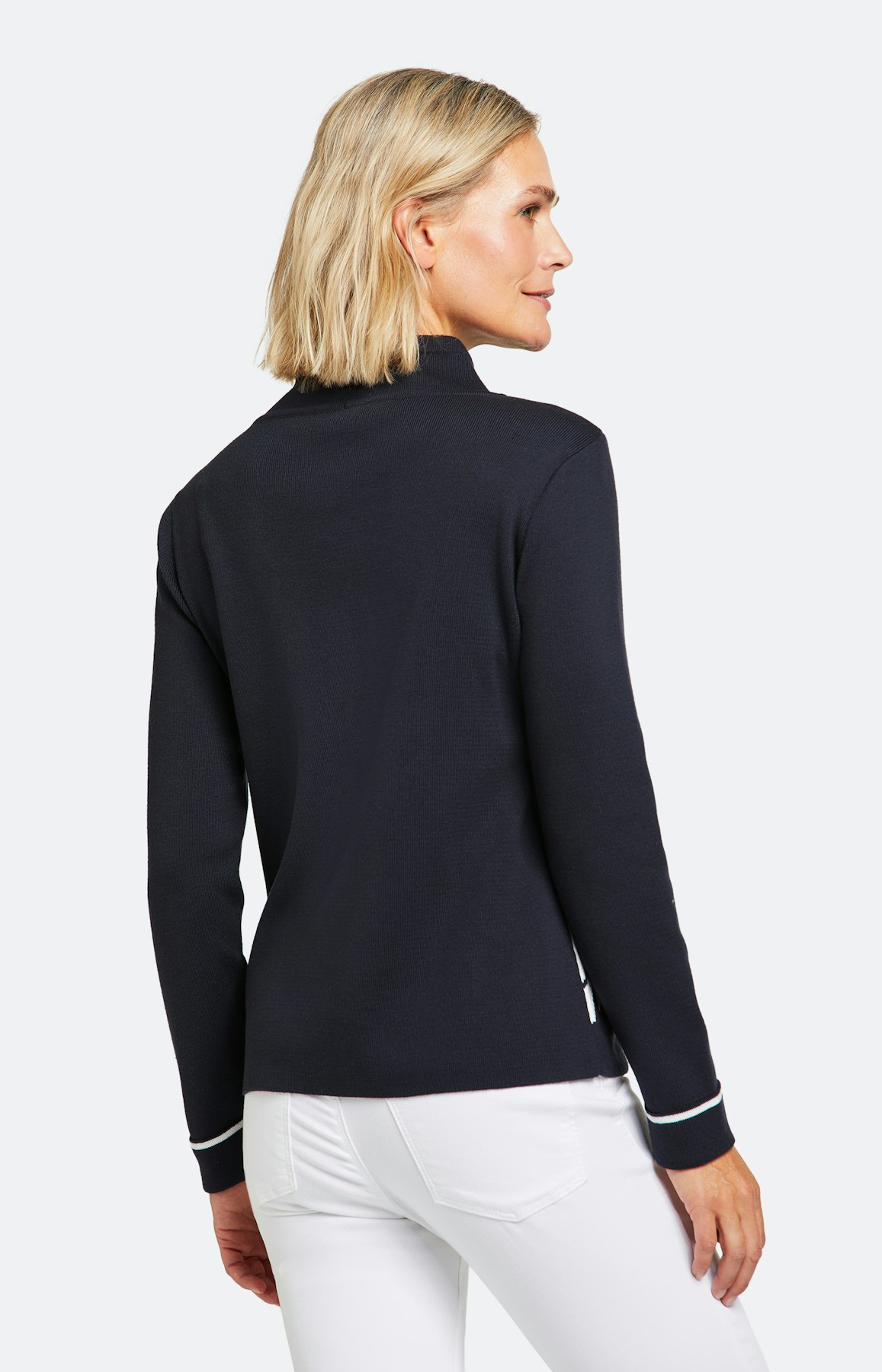 Strickpullover mit langem Arm