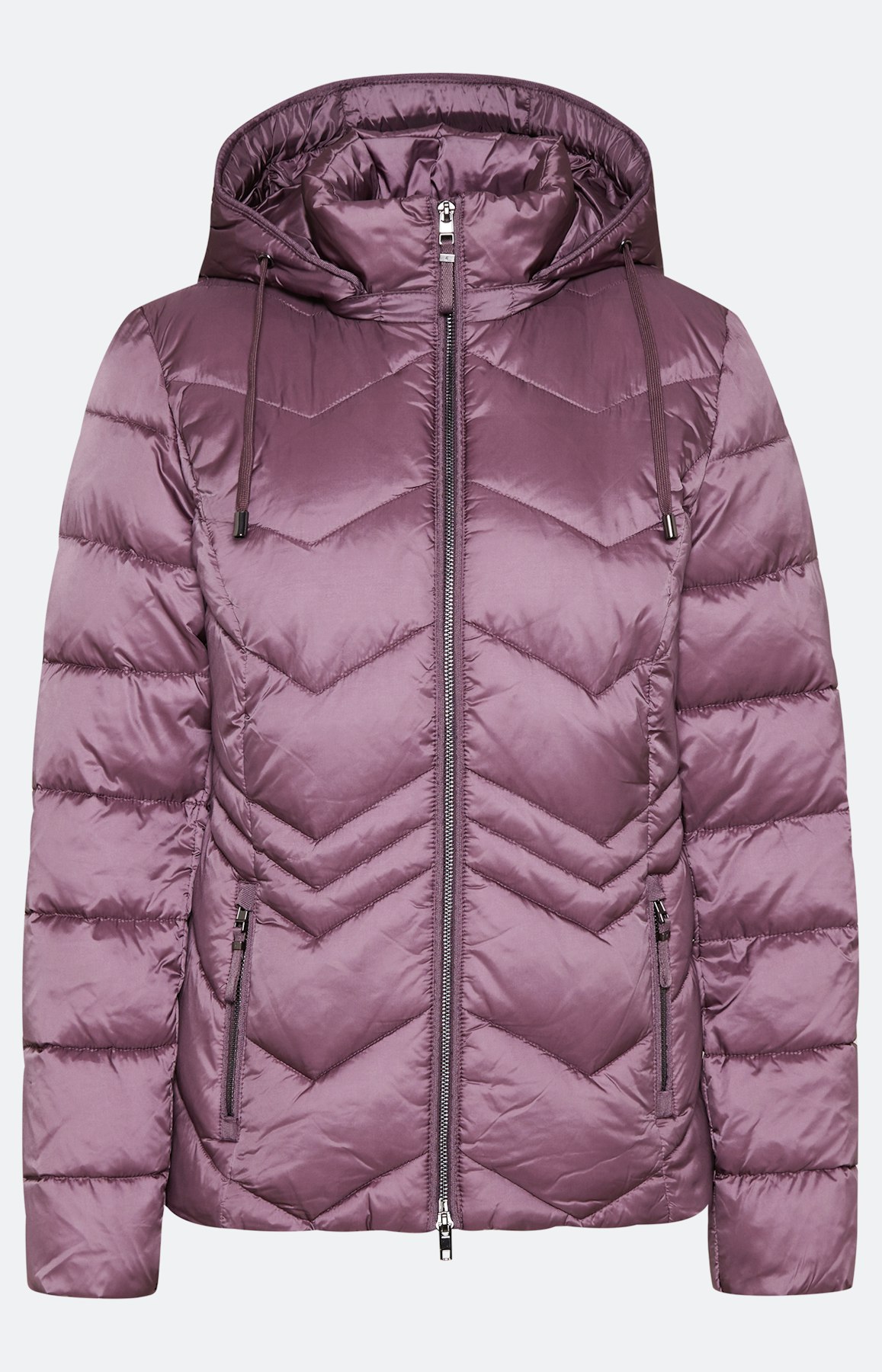 Stepp-Jacke mit Kapuze