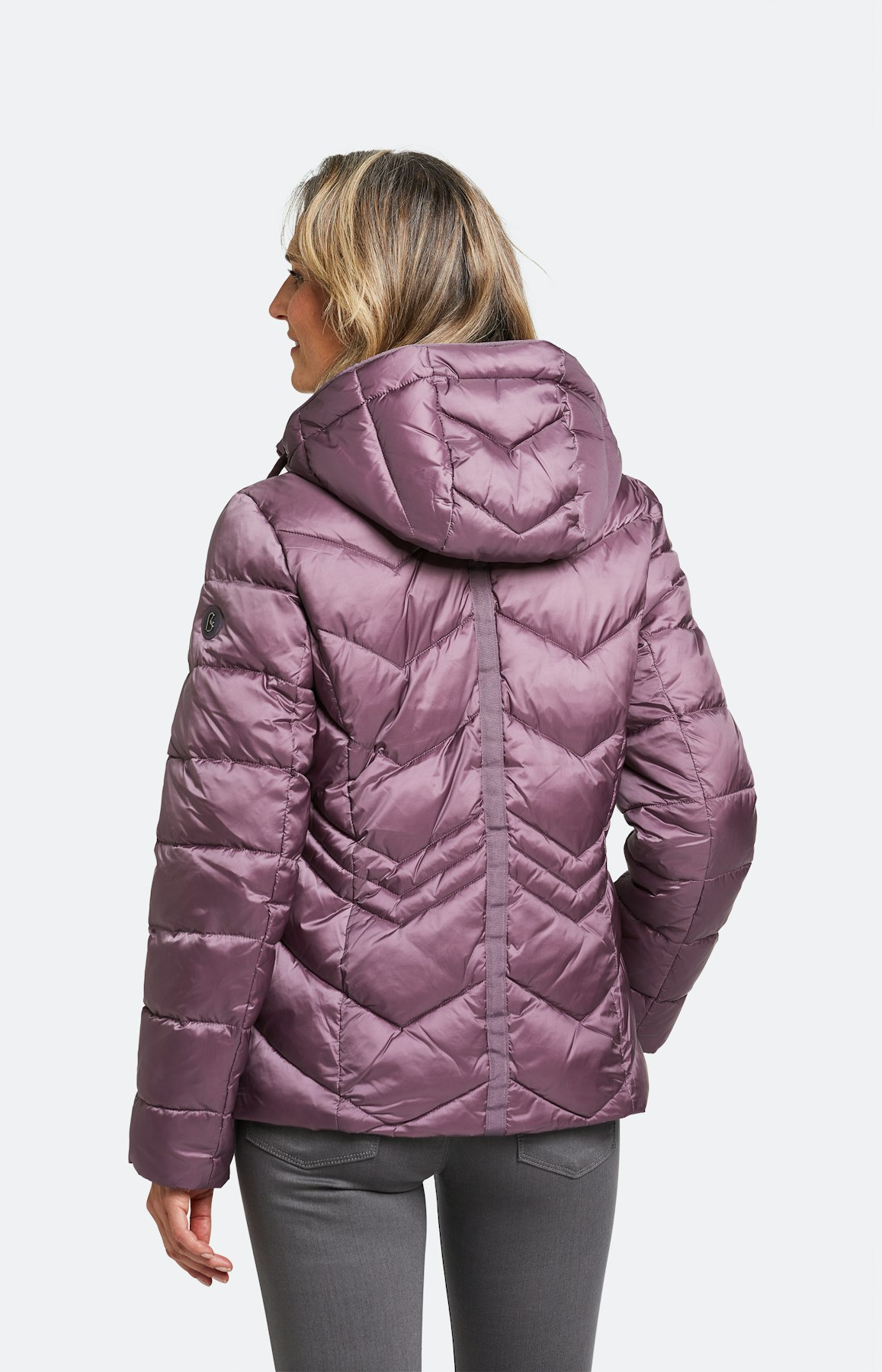 Stepp-Jacke mit Kapuze