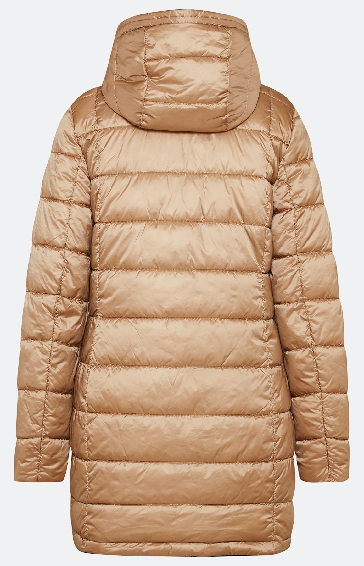 Lange Wende-Jacke mit Kapuze