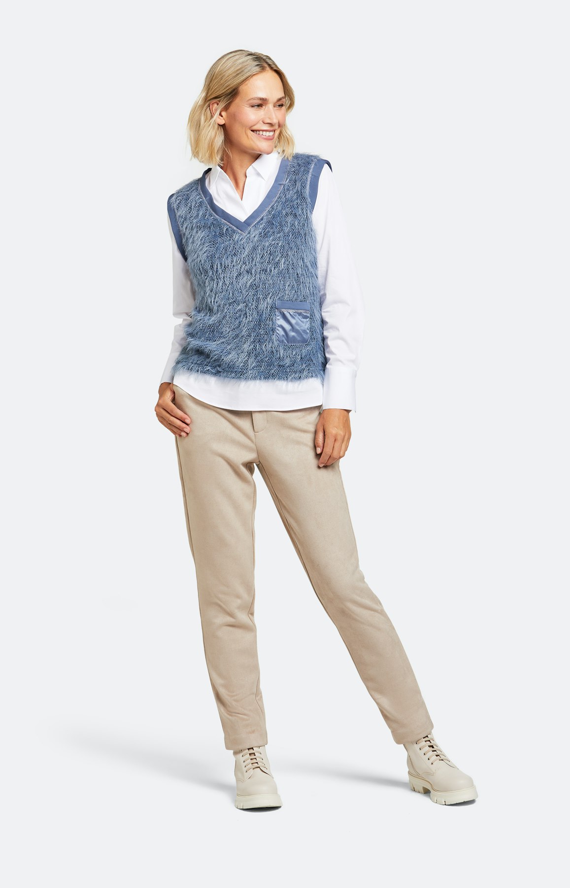 Hose mit schmalem Bein