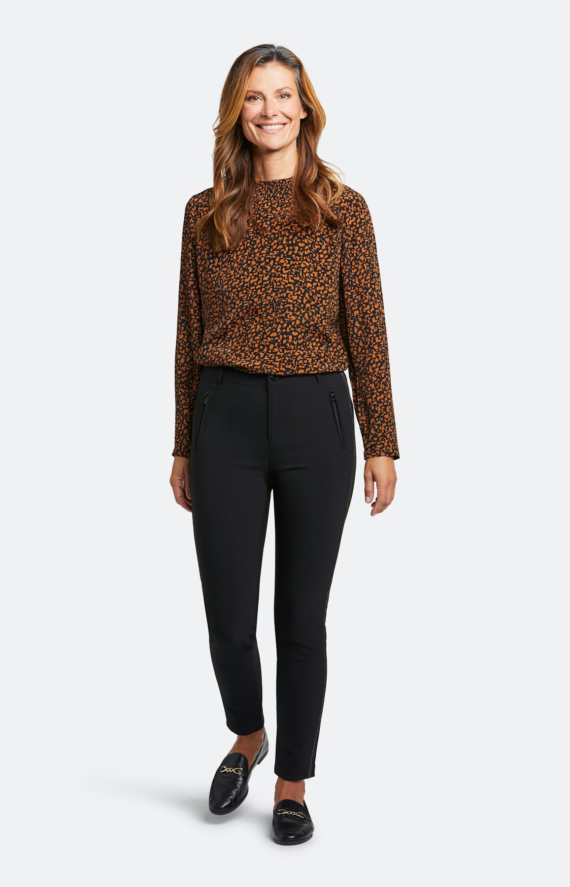 Hose mit schmalem Bein