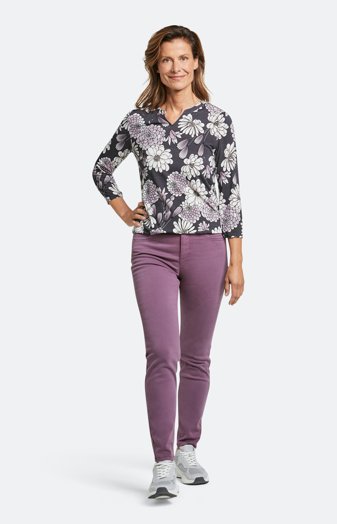 Shirt mit 3/4 Ärmel