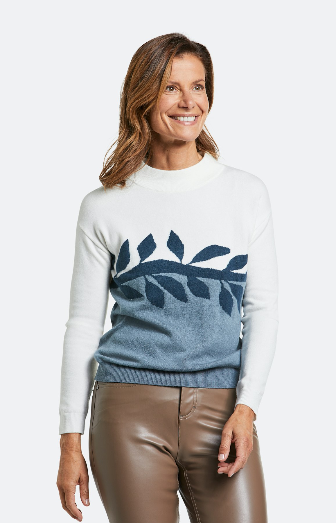 Strickpullover mit langem Arm