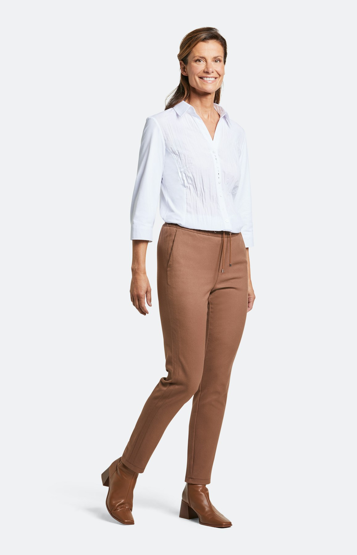 Hose mit schmalem Bein