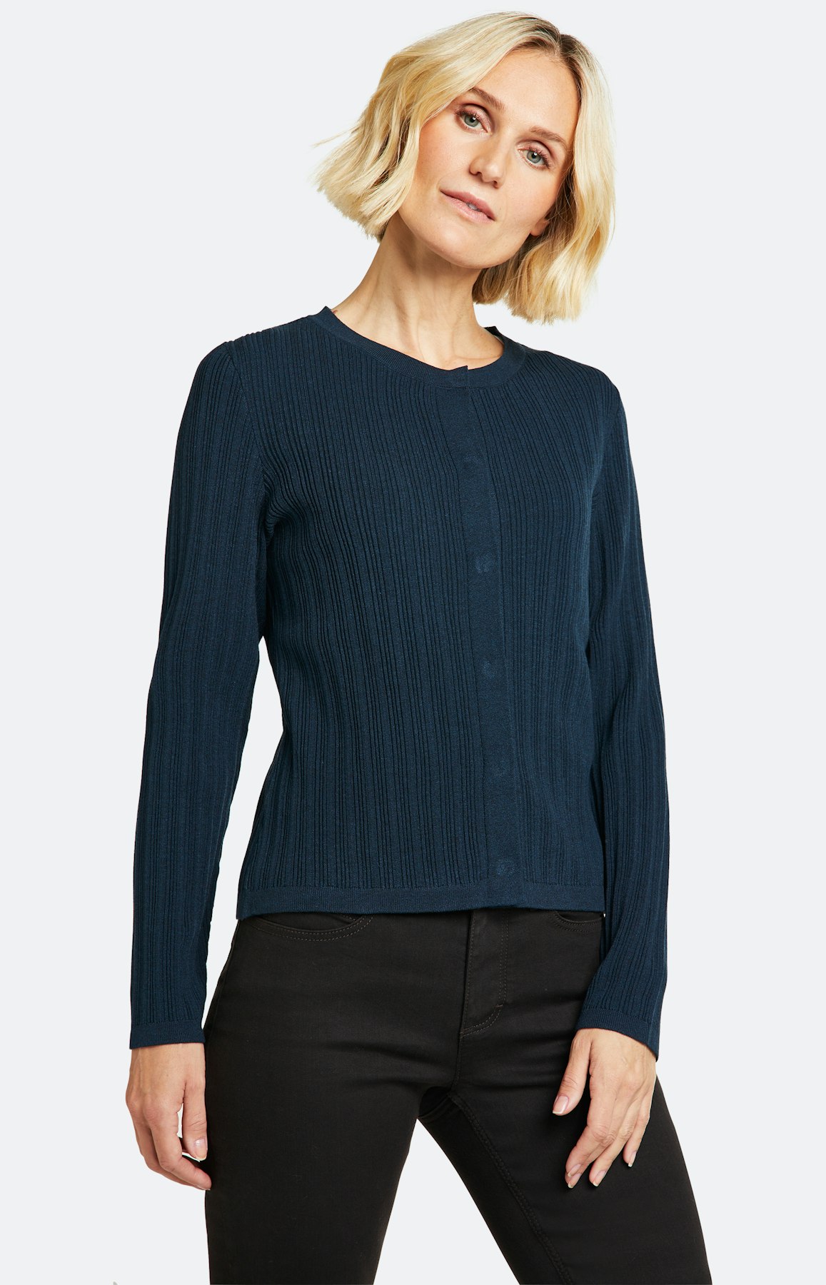 Strickjacke mit langem Arm