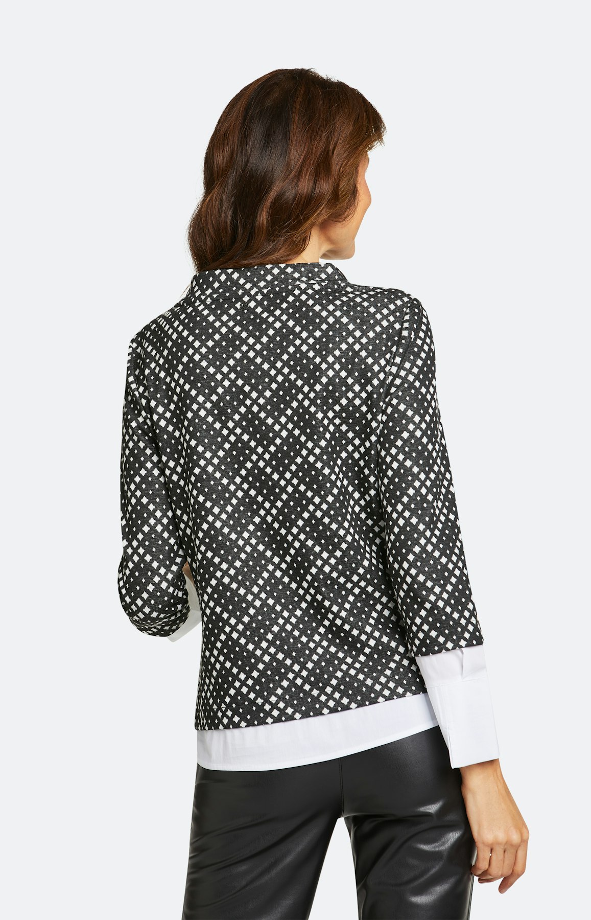 Sweatshirt mit 3/4 Ärmel