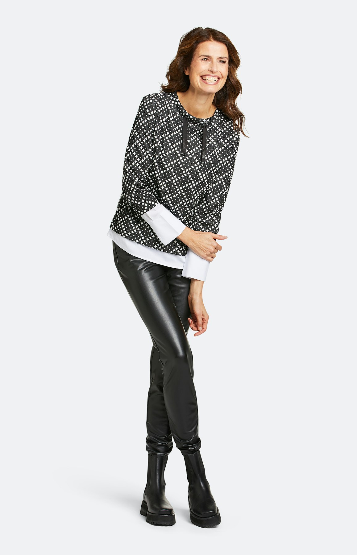 Sweatshirt mit 3/4 Ärmel