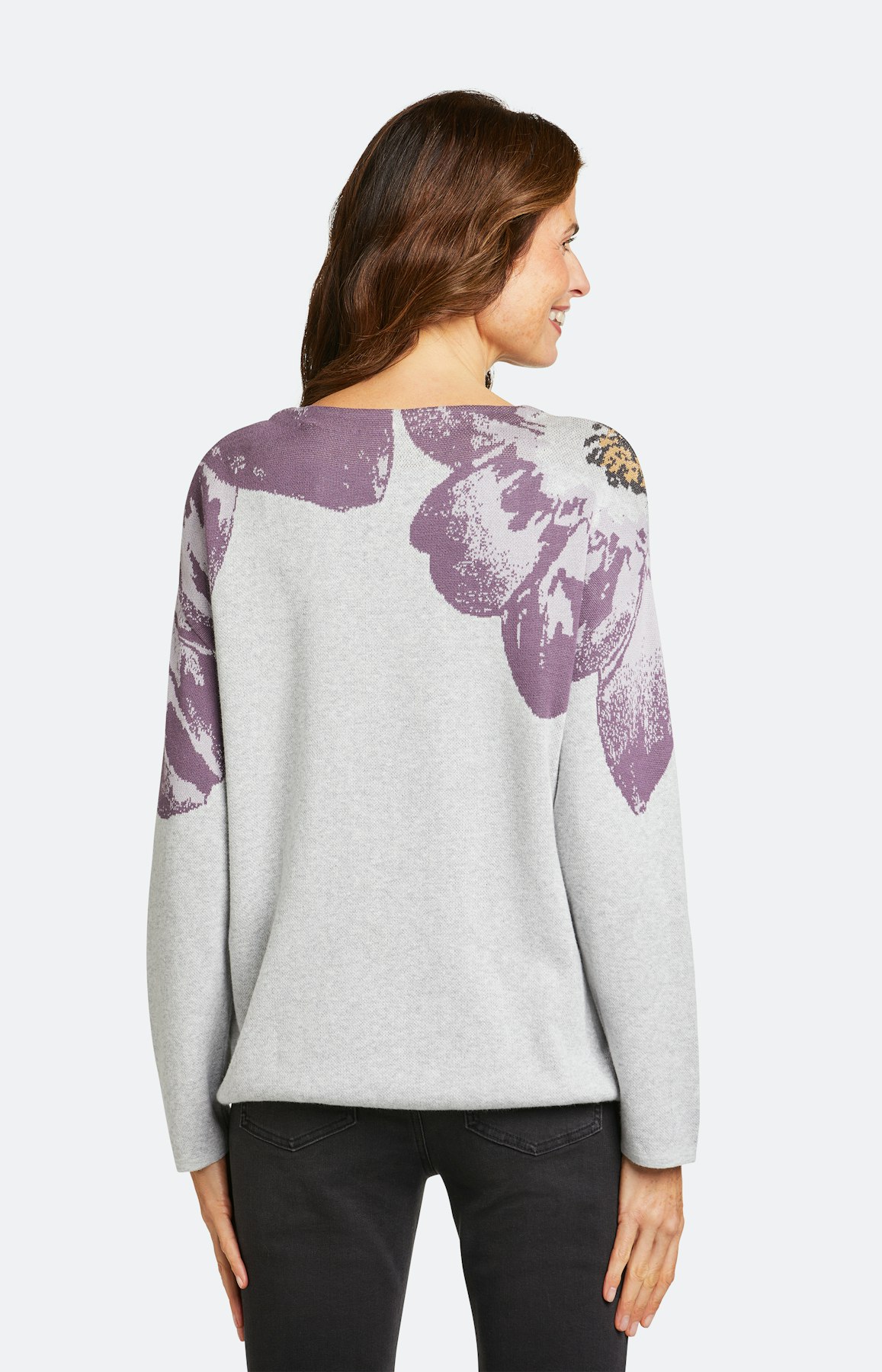 Strickpullover mit langem Arm