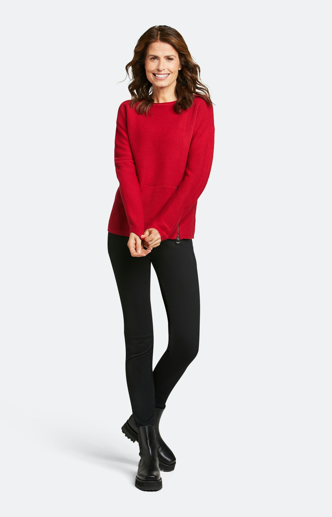 Strickpullover mit langem Arm