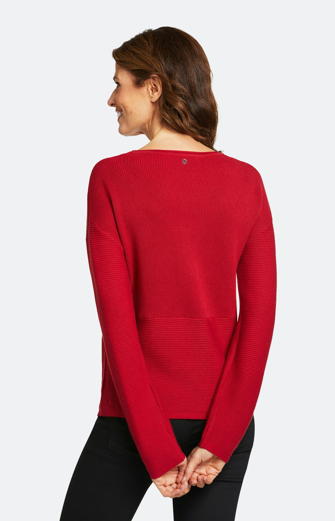 Strickpullover mit langem Arm