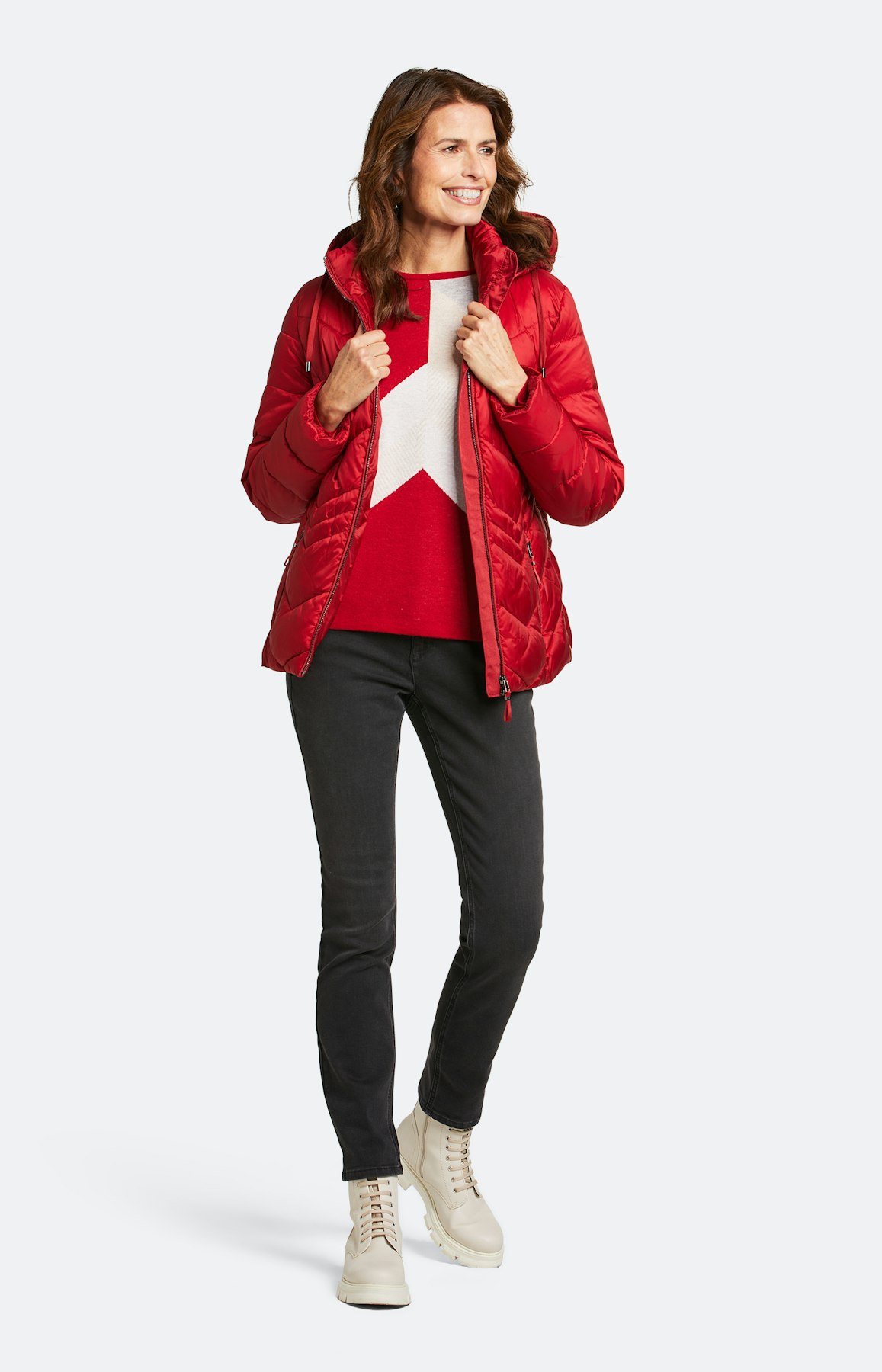 Strickpullover mit langem Arm