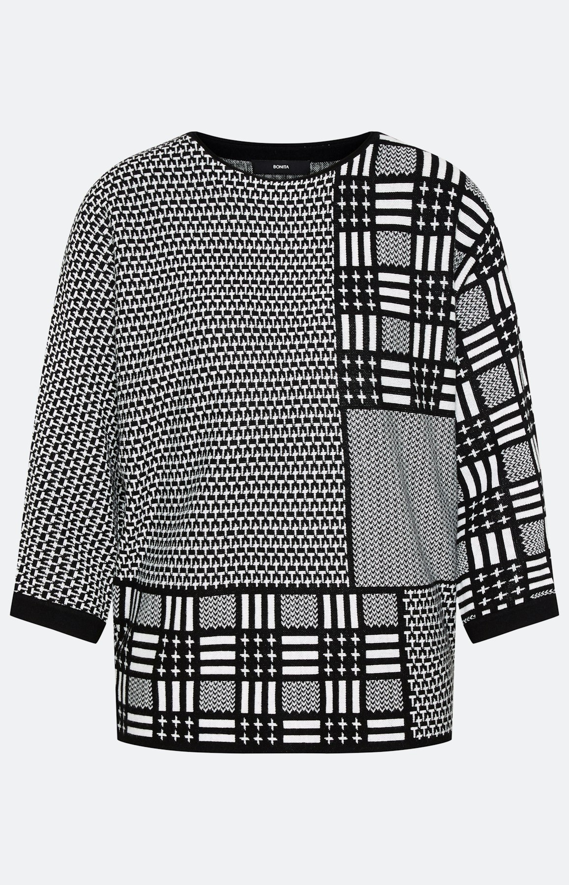 Strickpullover mit 3/4 Ärmel