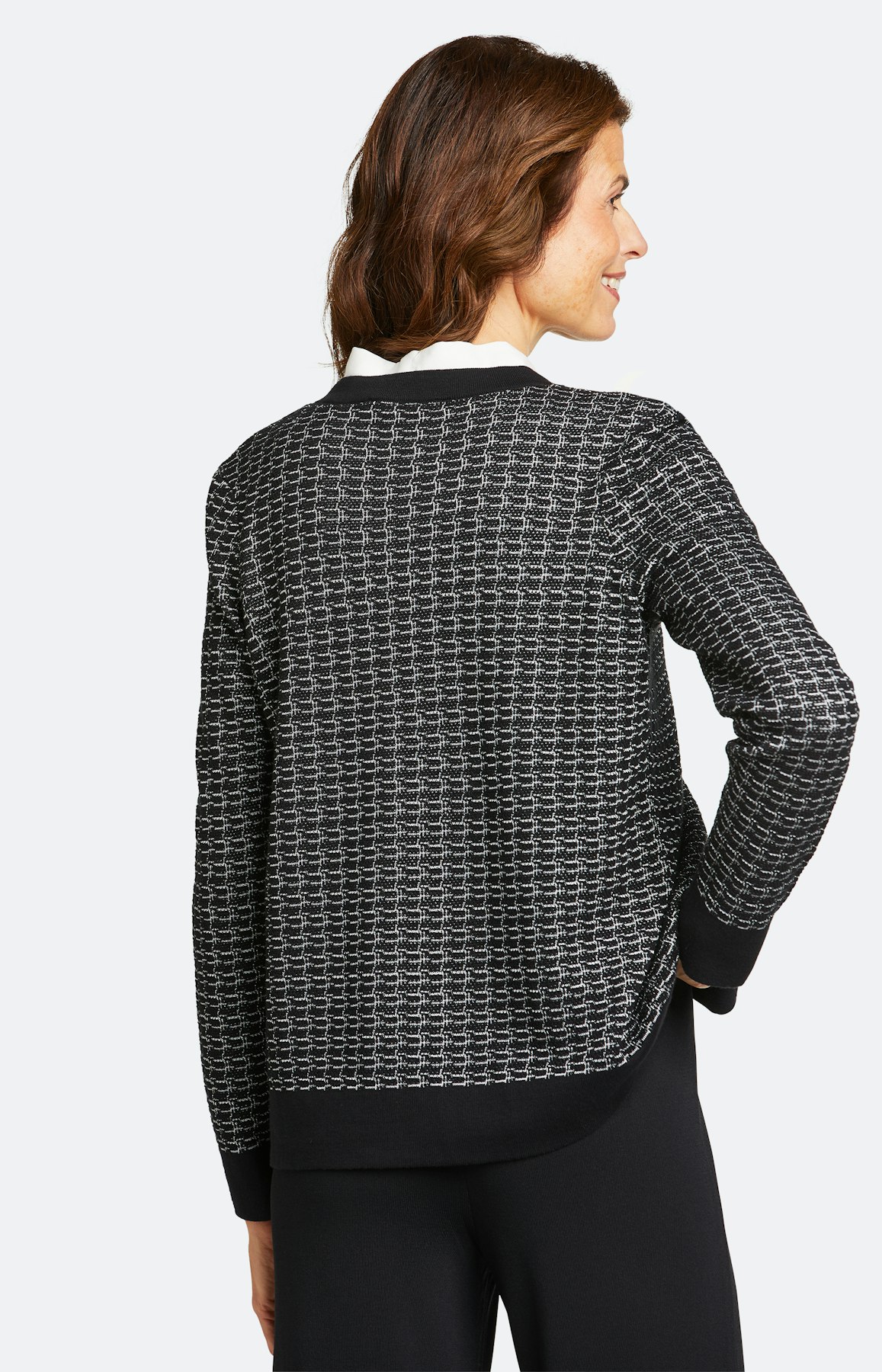 Strickjacke mit langem Arm