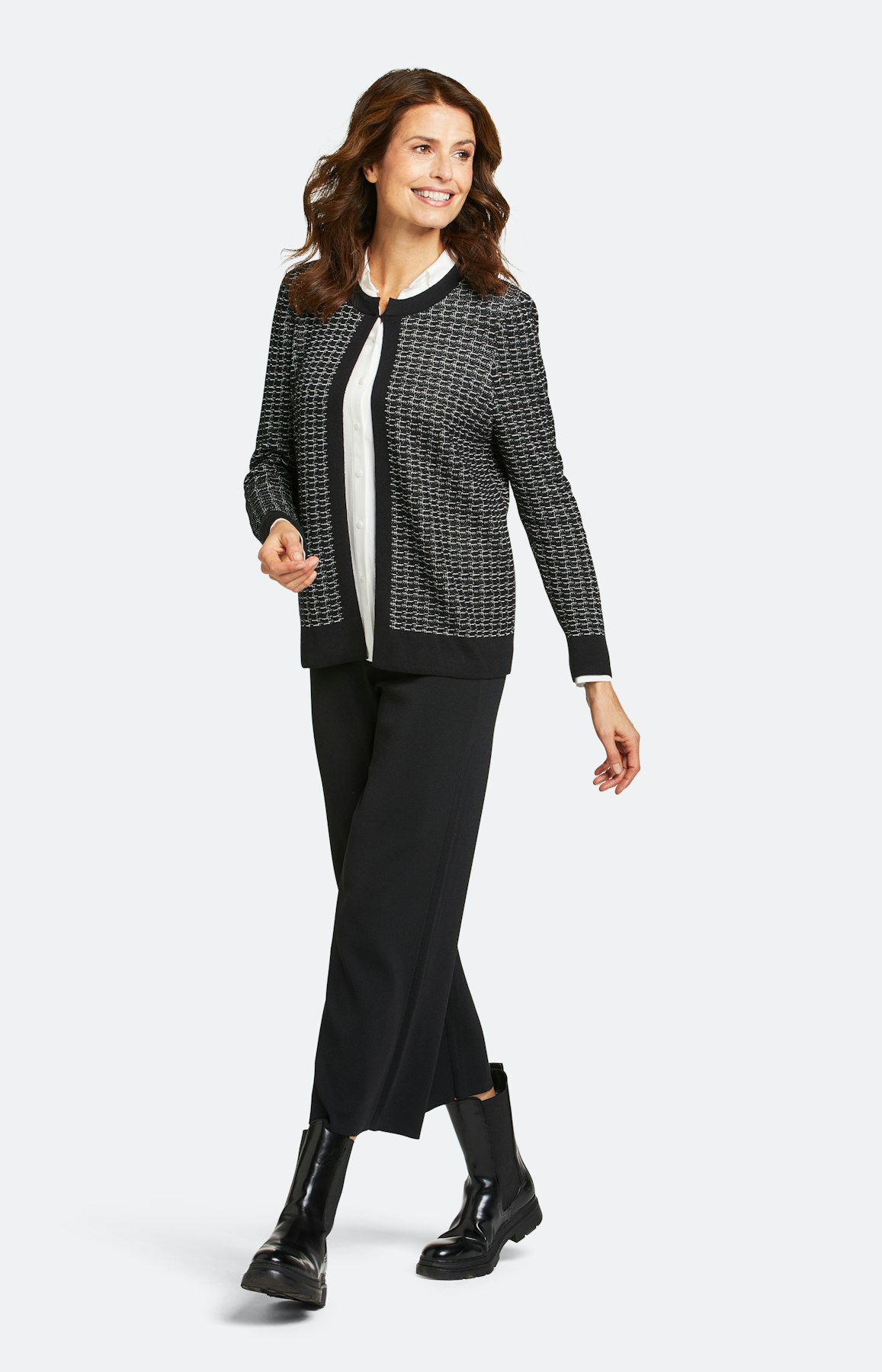 Strickjacke mit langem Arm