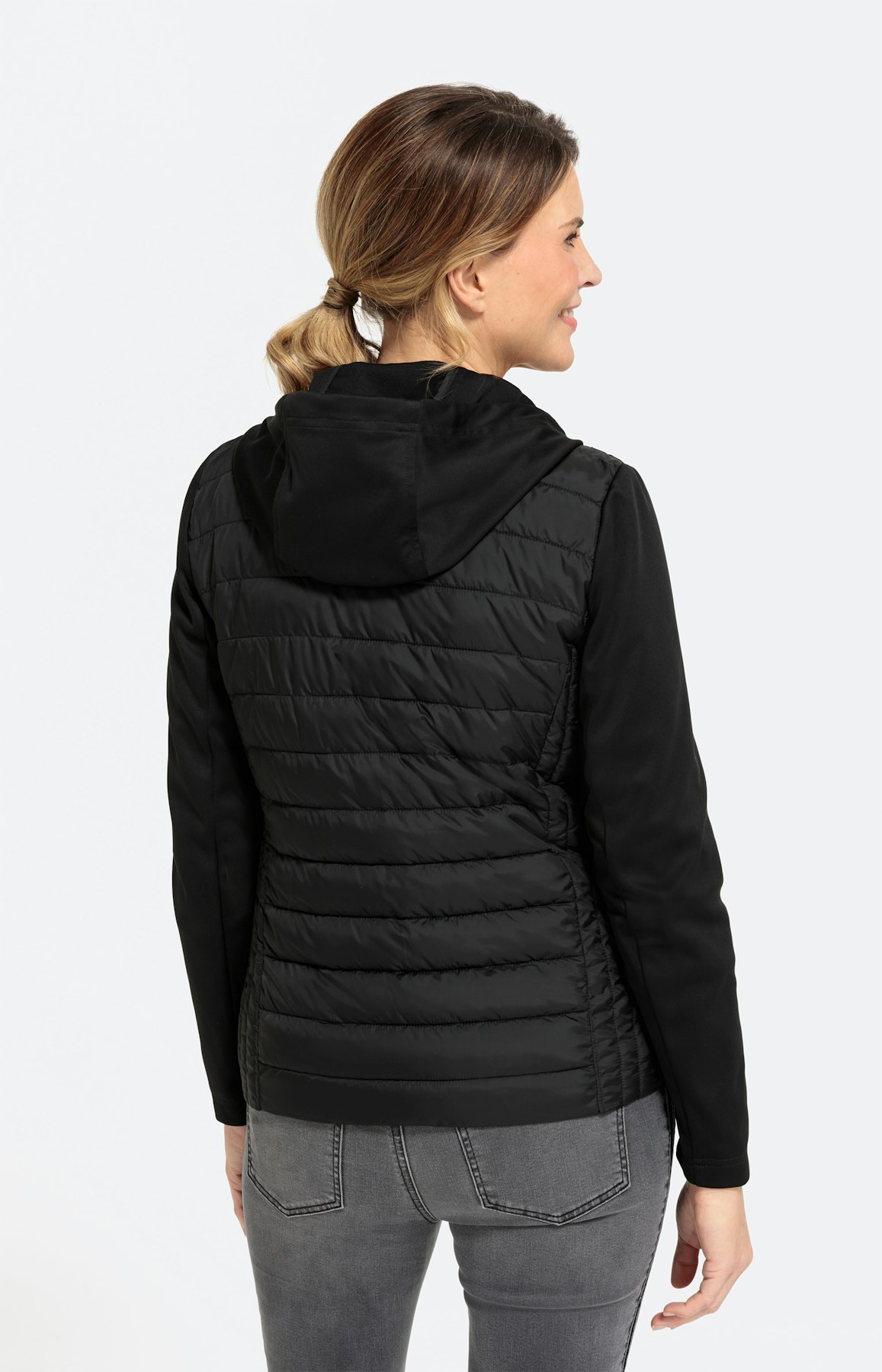 Steppjacke mit Kapuze