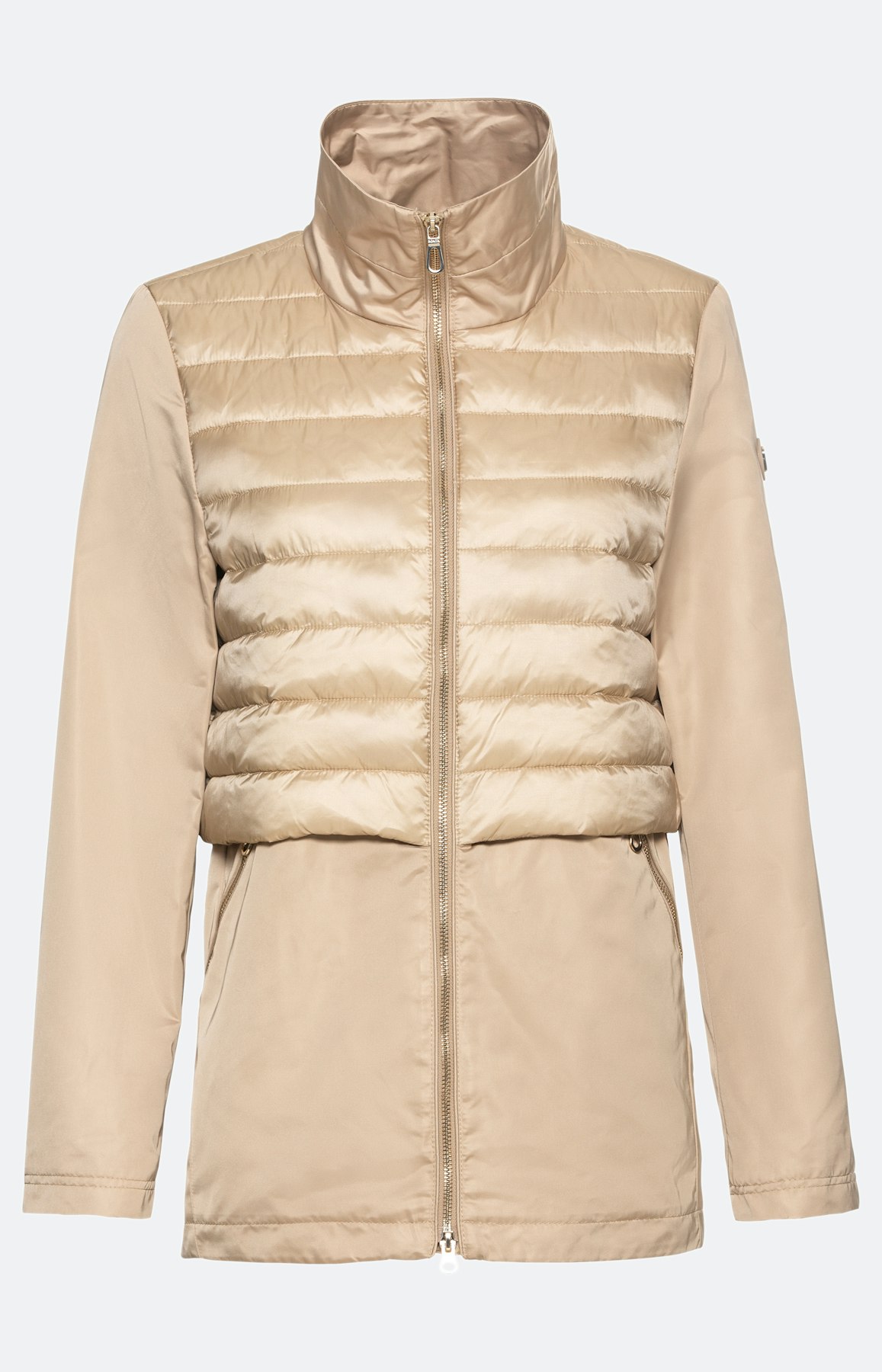 Gesteppte Jacke im Lagenlook