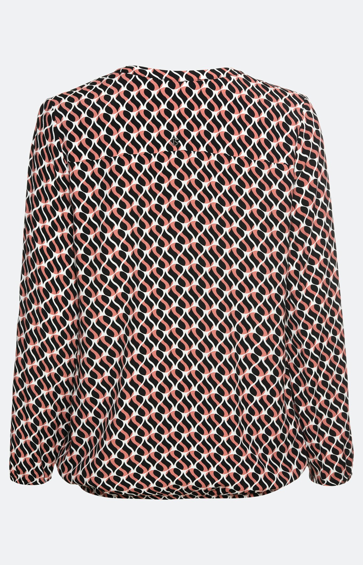 Overslagblouse met halve knoopsluiting