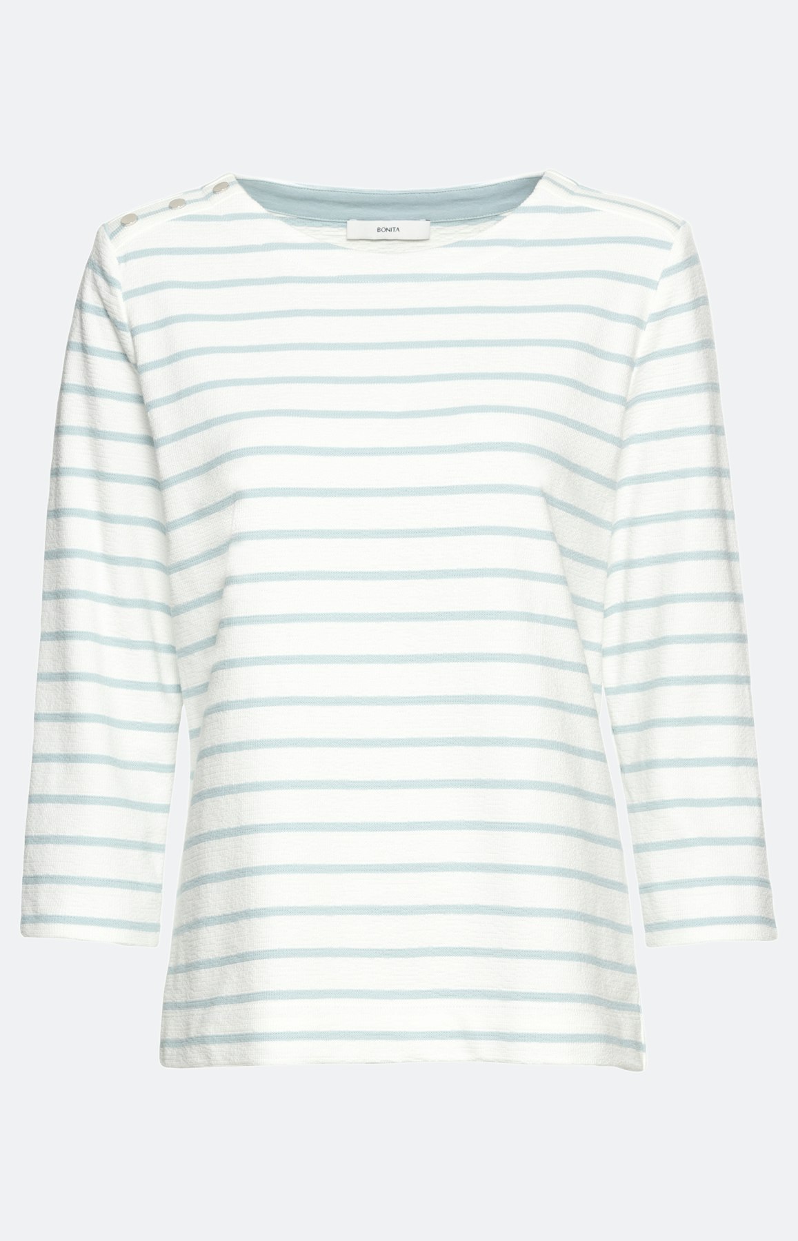 Sweatshirt mit 3/4-Ärmel und Knopfdetail