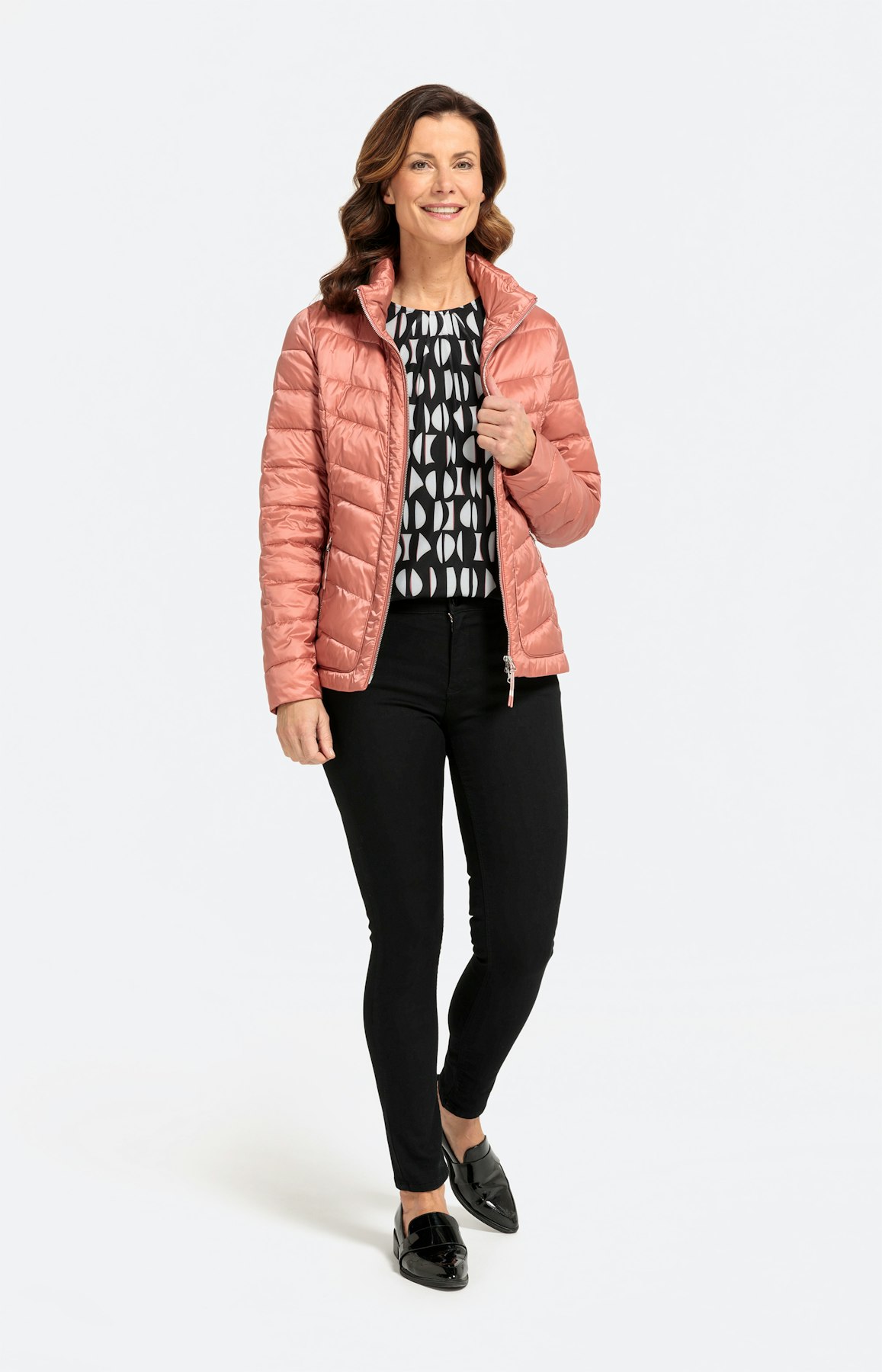 Shirt mit transparentem Ärmel