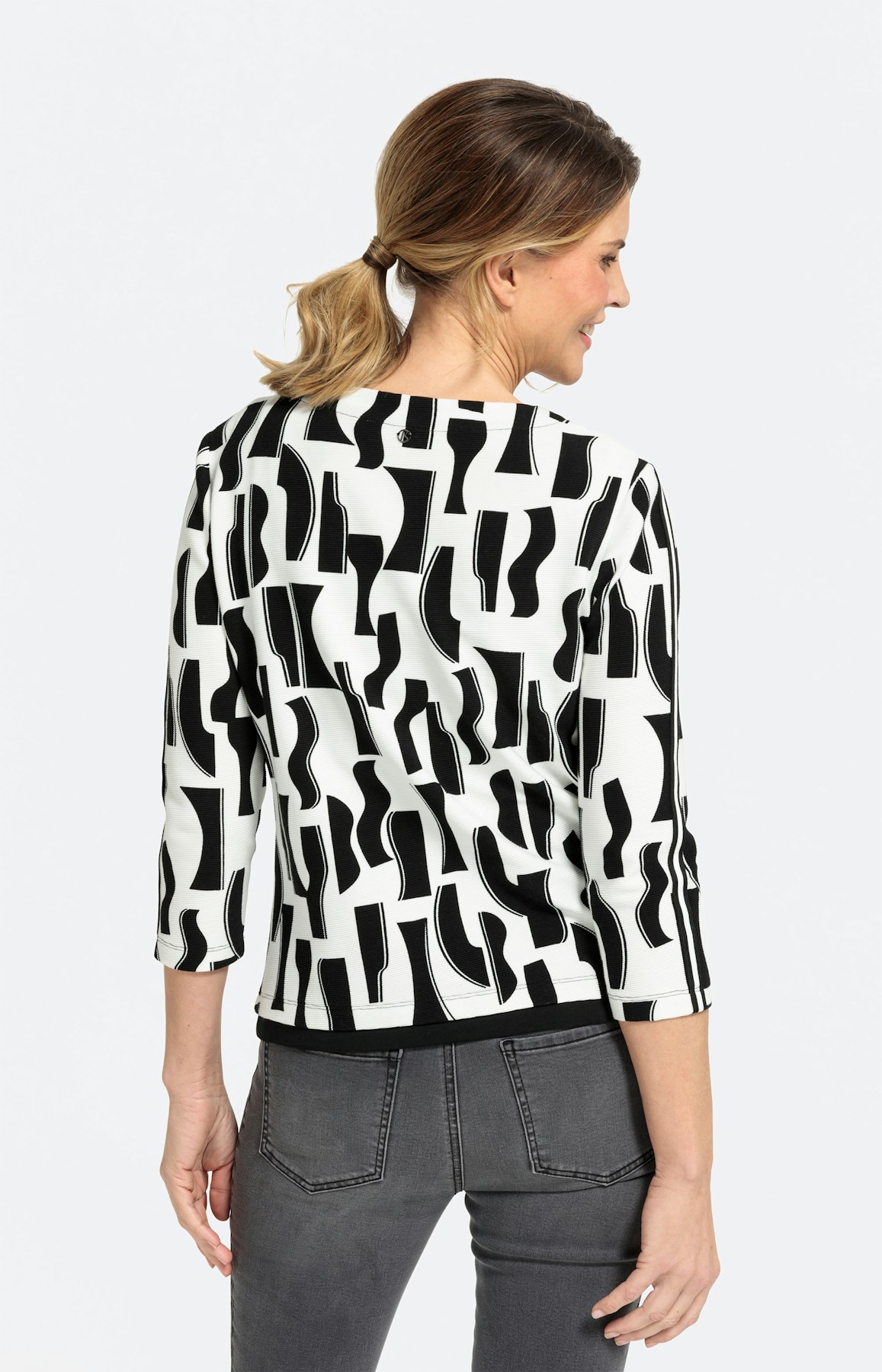 Sweatshirt mit 3/4-Ärmel